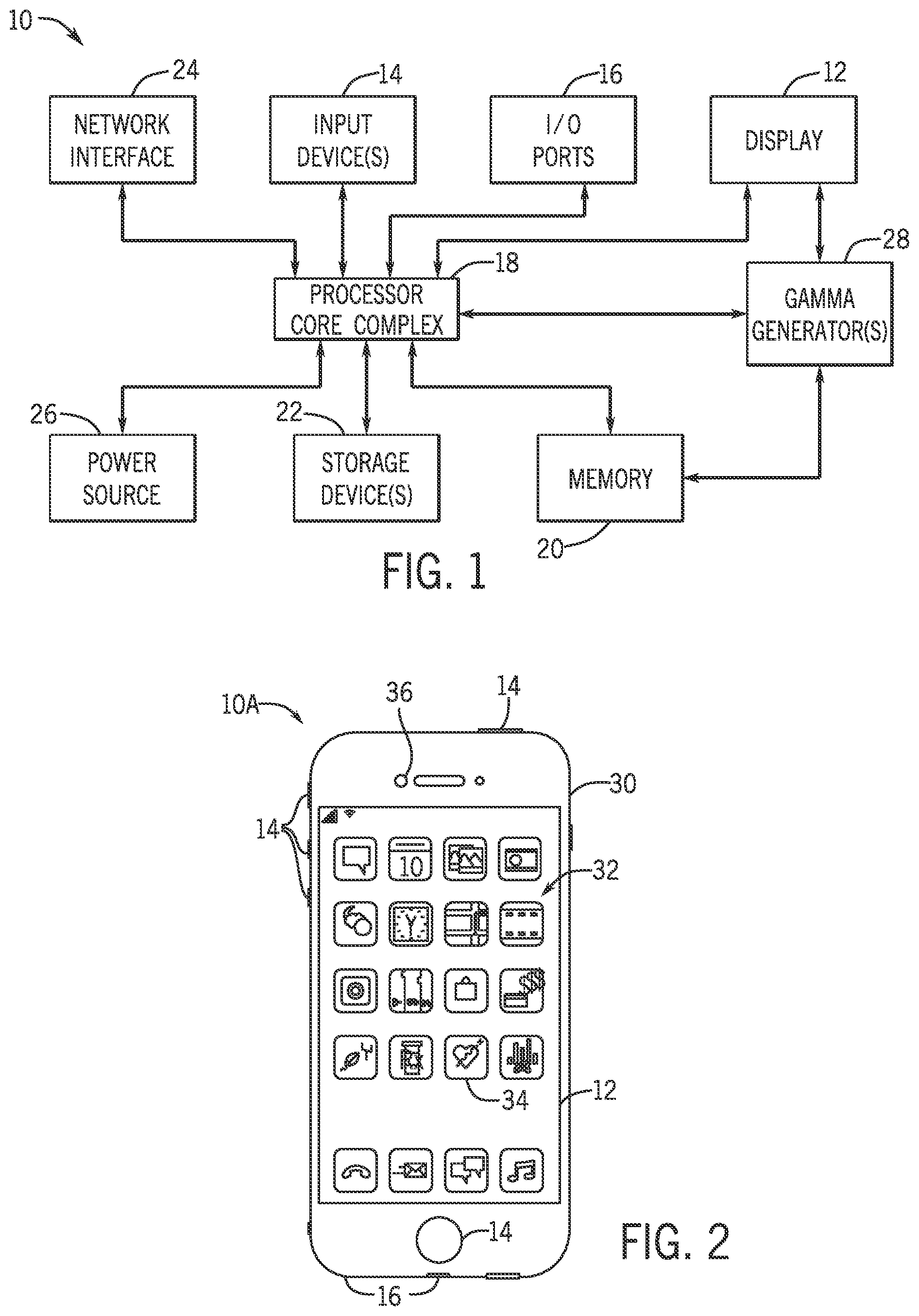 Patent US11810494 Figure 1 – Dither enhancement of display gamma DAC systems and methods