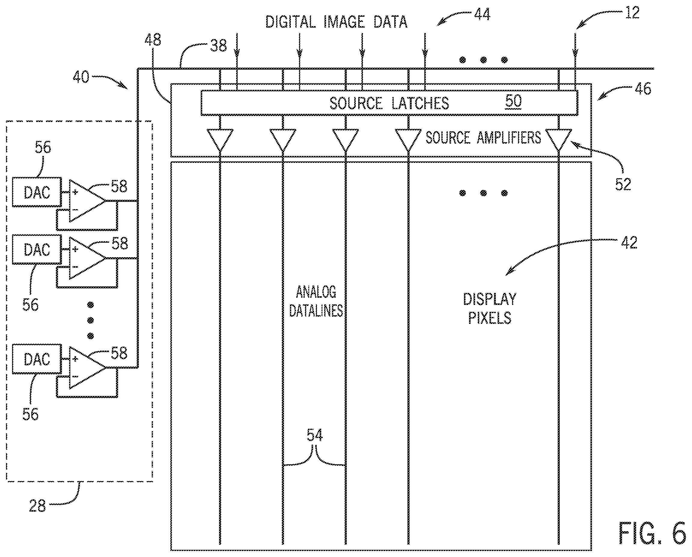 Patent US11810494 Figure 4 – Dither enhancement of display gamma DAC systems and methods