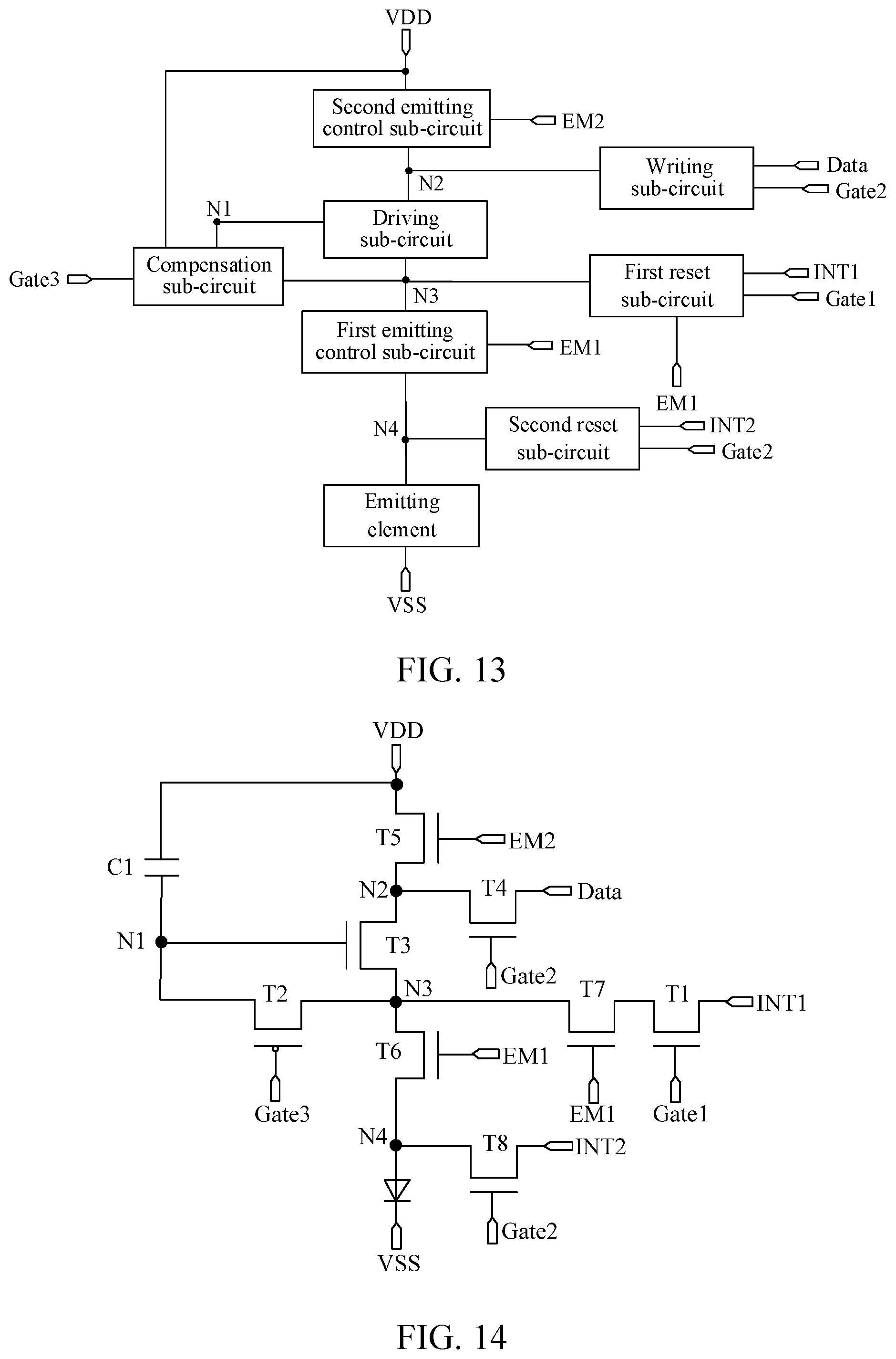 Patent US11810506 Figure 8 – Pixel circuit, driving method for same, and display apparatus
