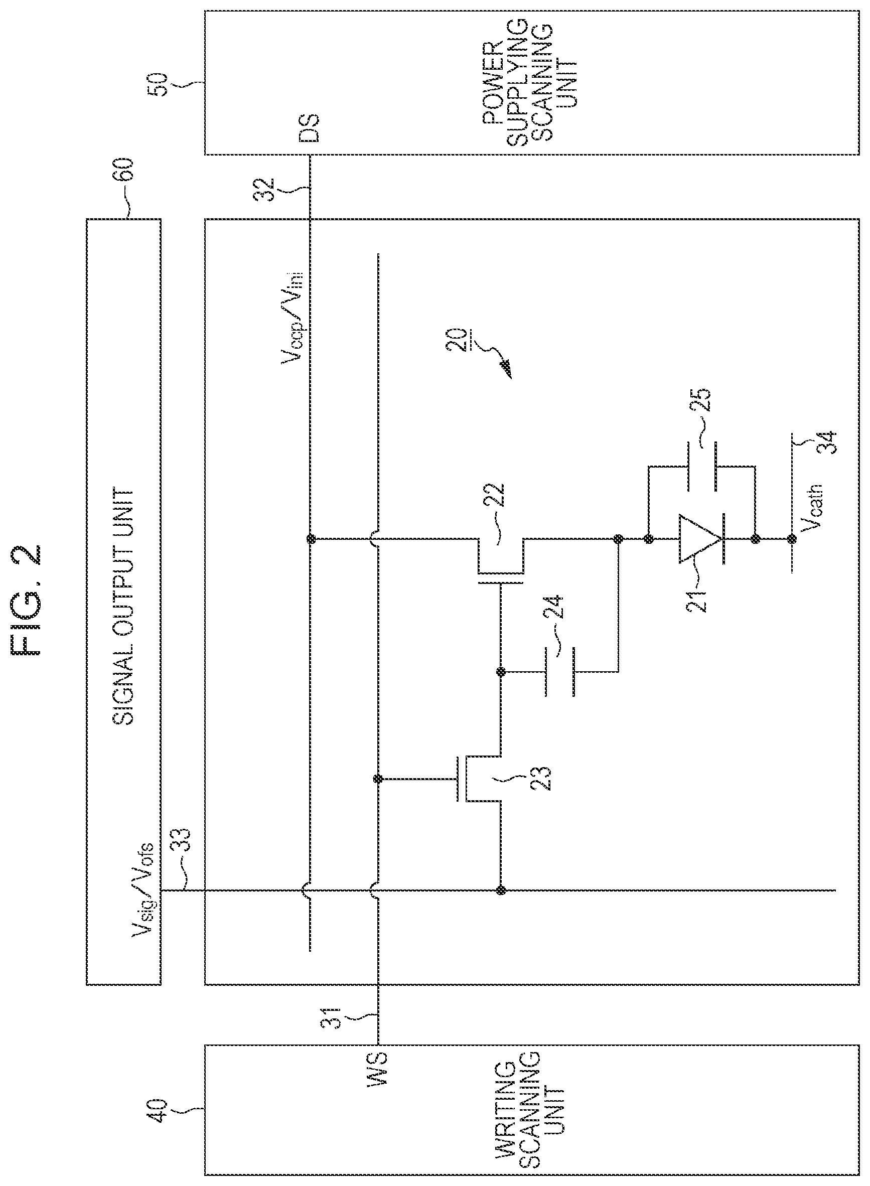 Patent US11810507 Figure 2 – Display device and electronic apparatus