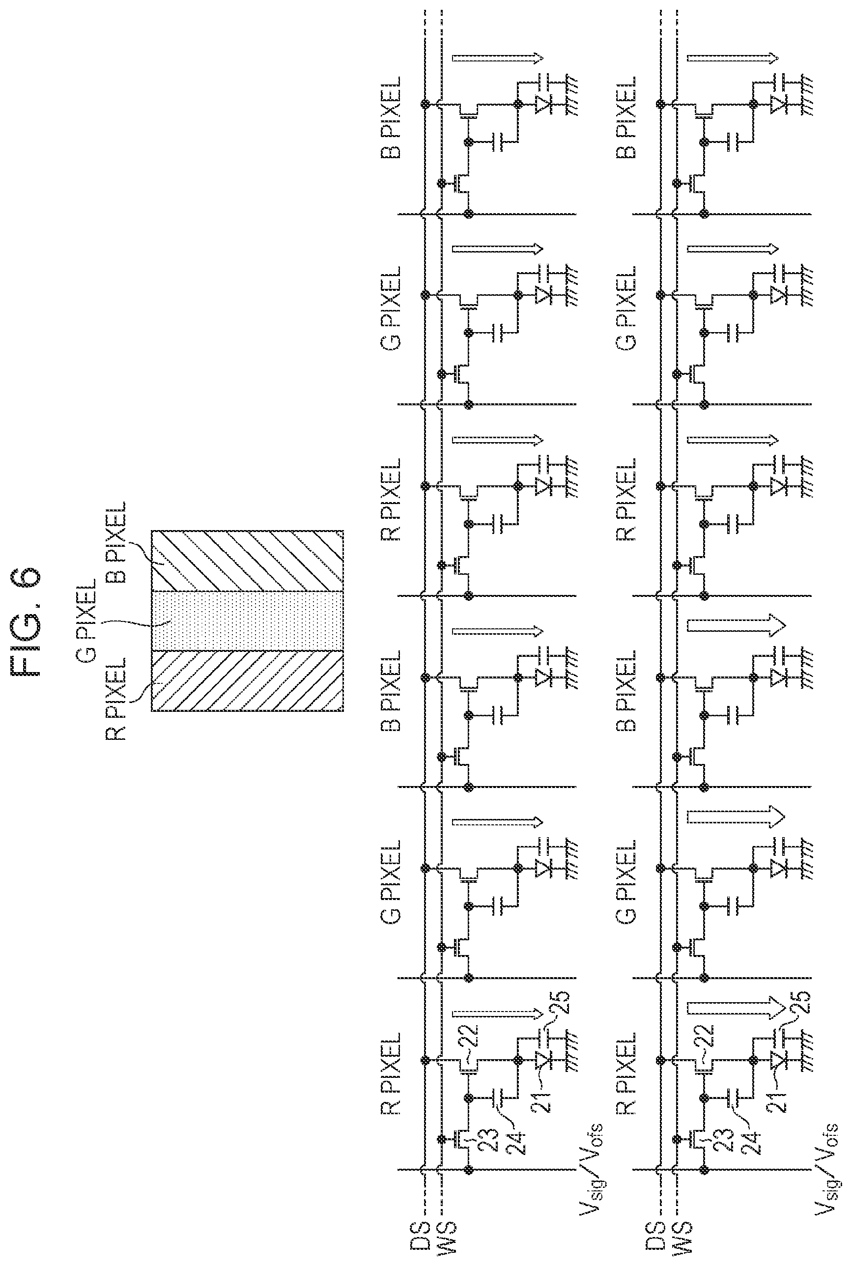 Patent US11810507 Figure 6 – Display device and electronic apparatus