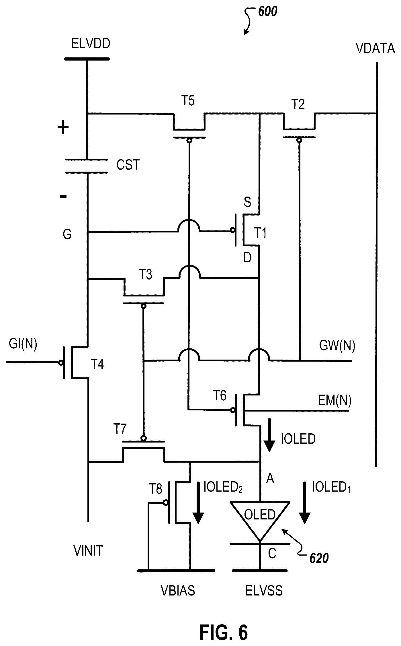 Patent US11810510 Figure 6 – Display device with hardware that dims pixels