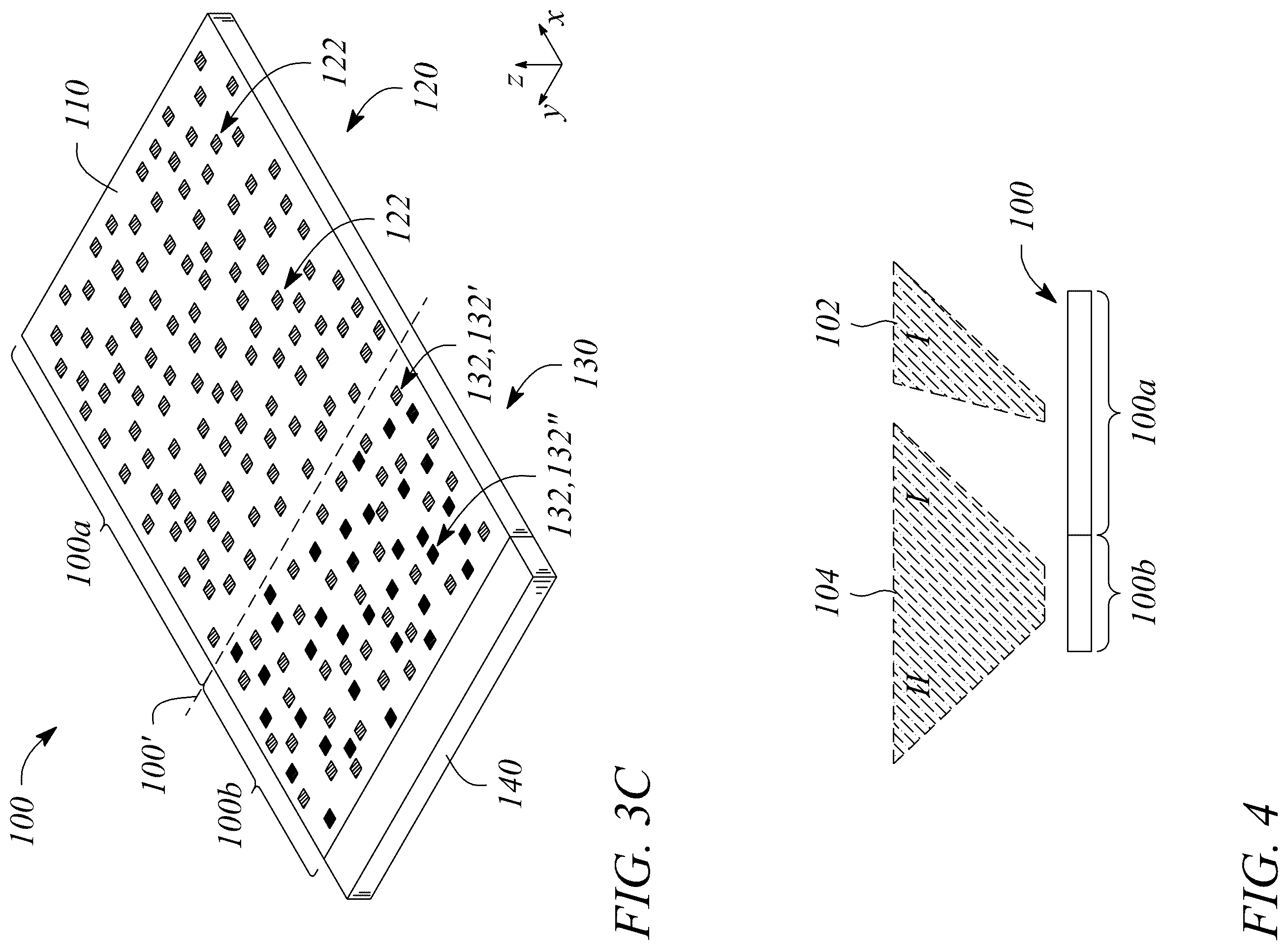 Patent US11810525 Figure 4 – Dual view zone backlight, dual-mode display, and method employing directional emitters