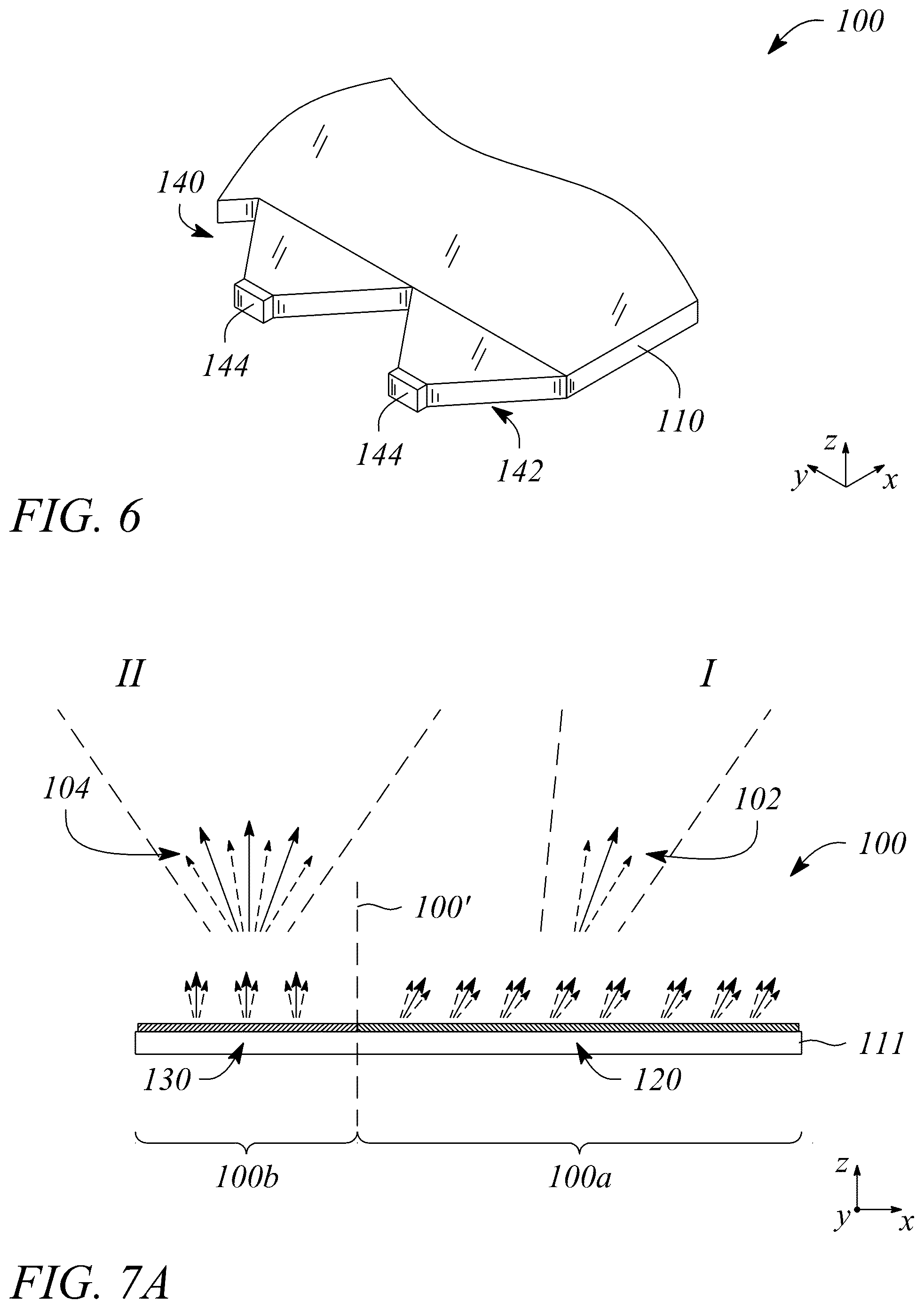 Patent US11810525 Figure 6 – Dual view zone backlight, dual-mode display, and method employing directional emitters