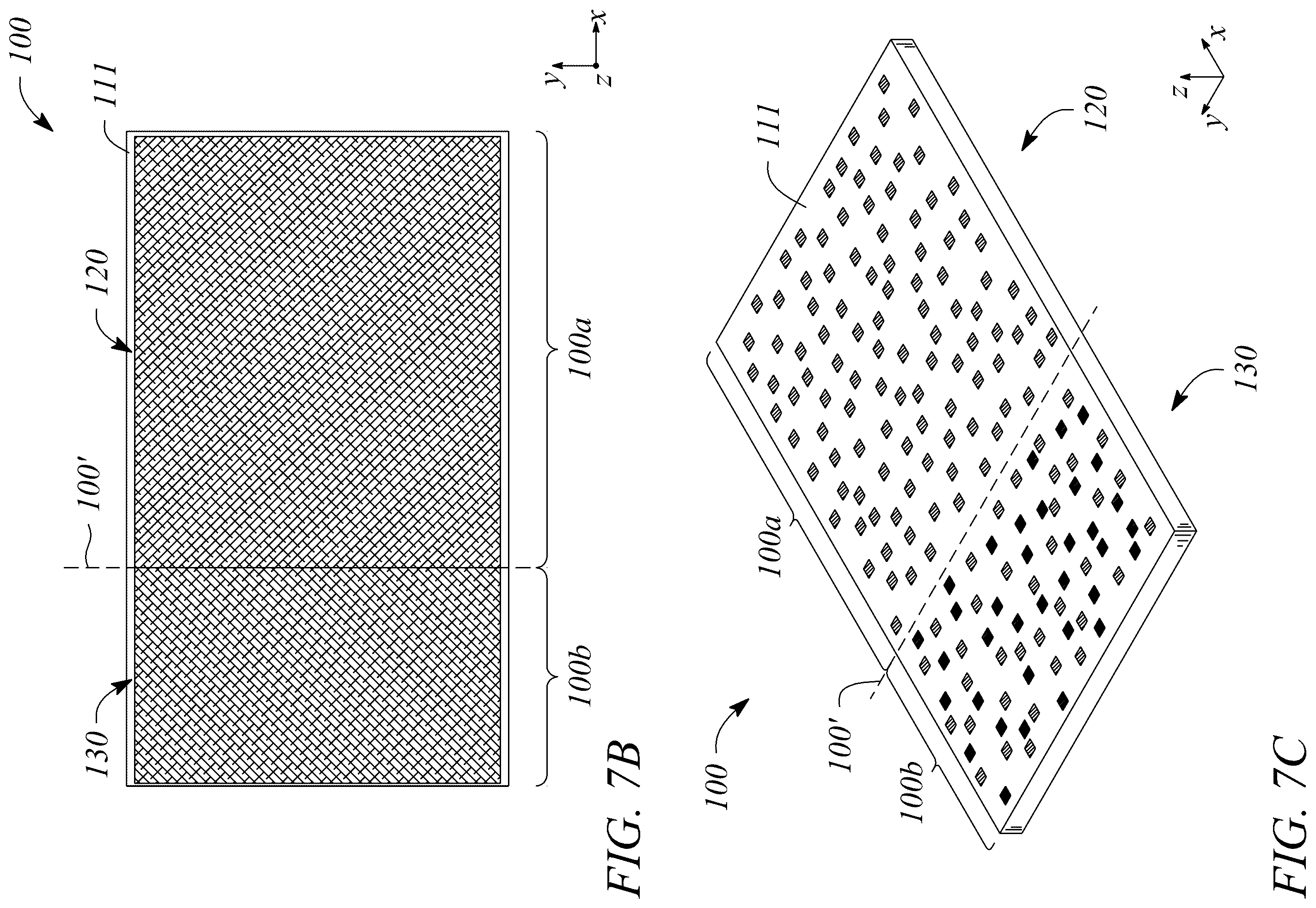 Patent US11810525 Figure 7 – Dual view zone backlight, dual-mode display, and method employing directional emitters