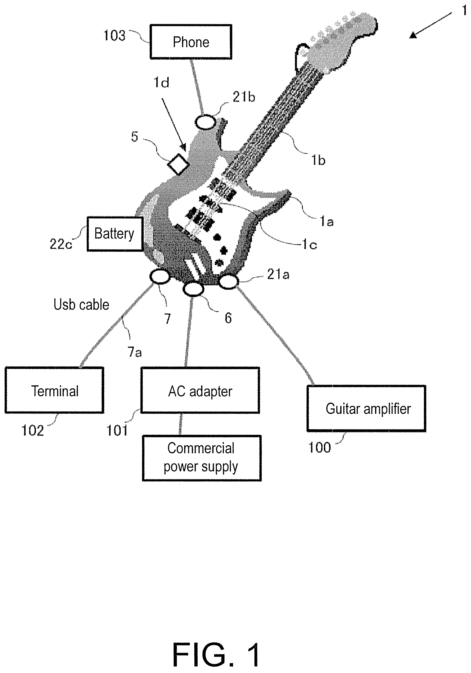 Patent US11810541 Figure 1 – Electronic musical instrument, power control device for electronic musical instrument, and power control method