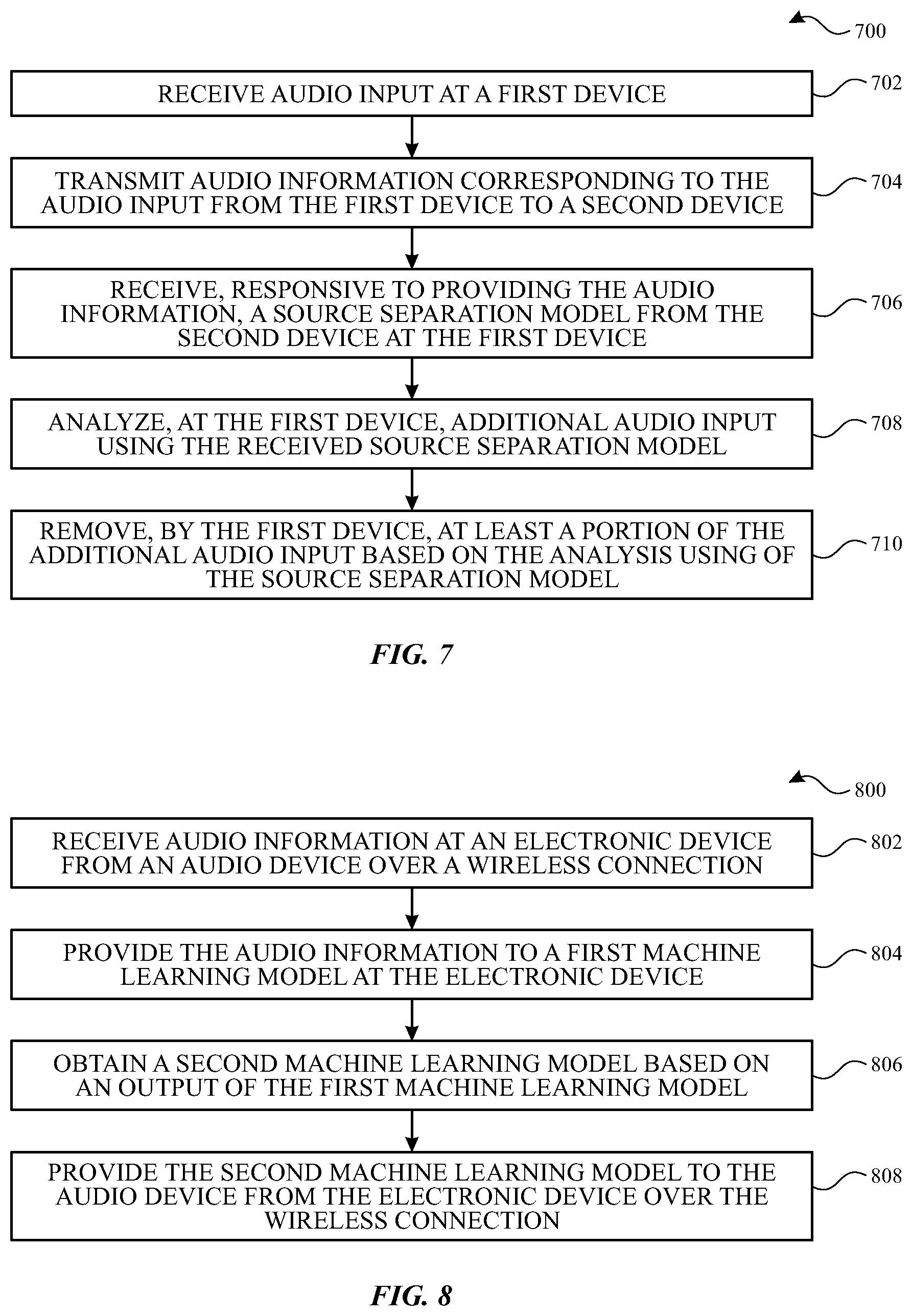 Patent US11810588 Figure 6 – Audio source separation for audio devices