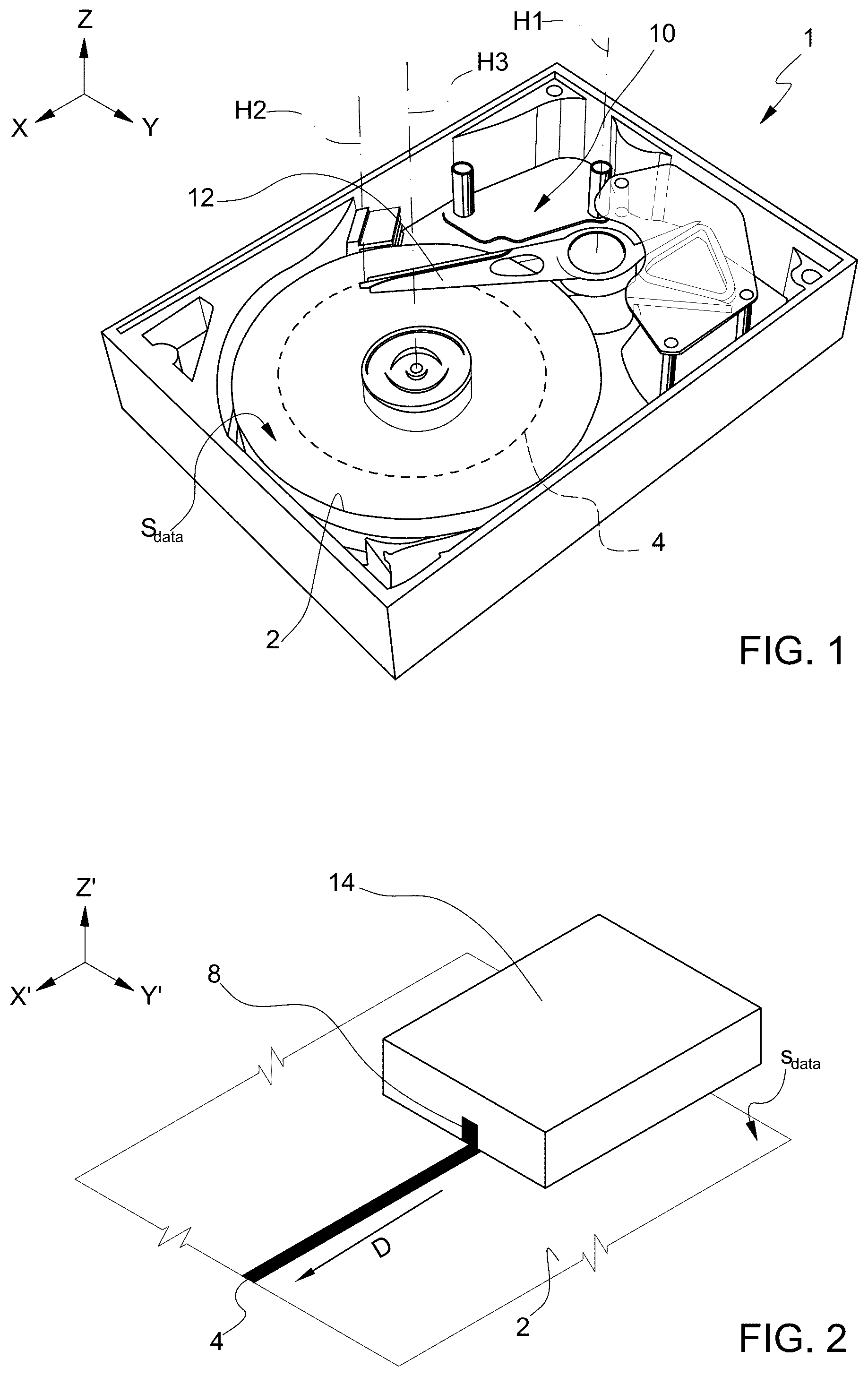 Patent US11810604 Figure 1 – Read/write device for a hard-disk memory system, and corresponding manufacturing process