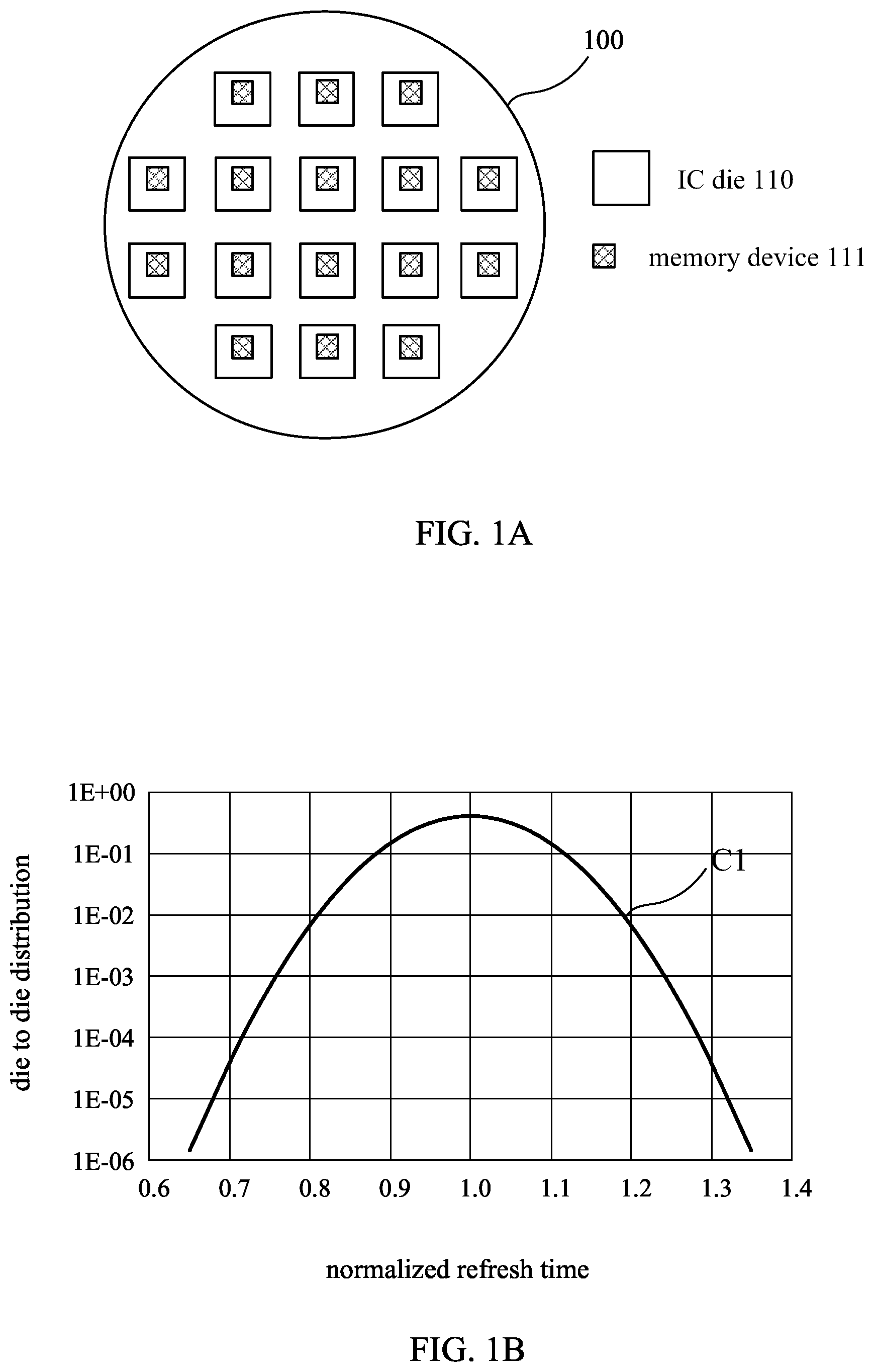 Patent US11810611 Figure 1 – Method and system for refresh of memory devices
