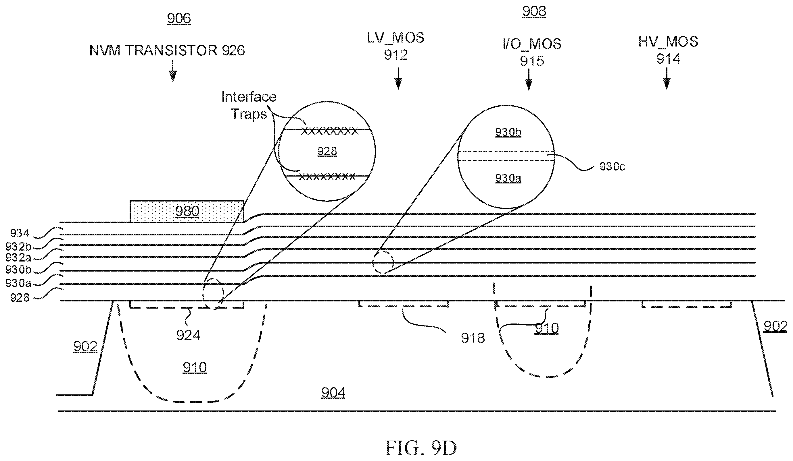 Patent US11810616 Figure 12 – Silicon-oxide-nitride-oxide-silicon multi-level non-volatile memory device and methods of fabrication thereof