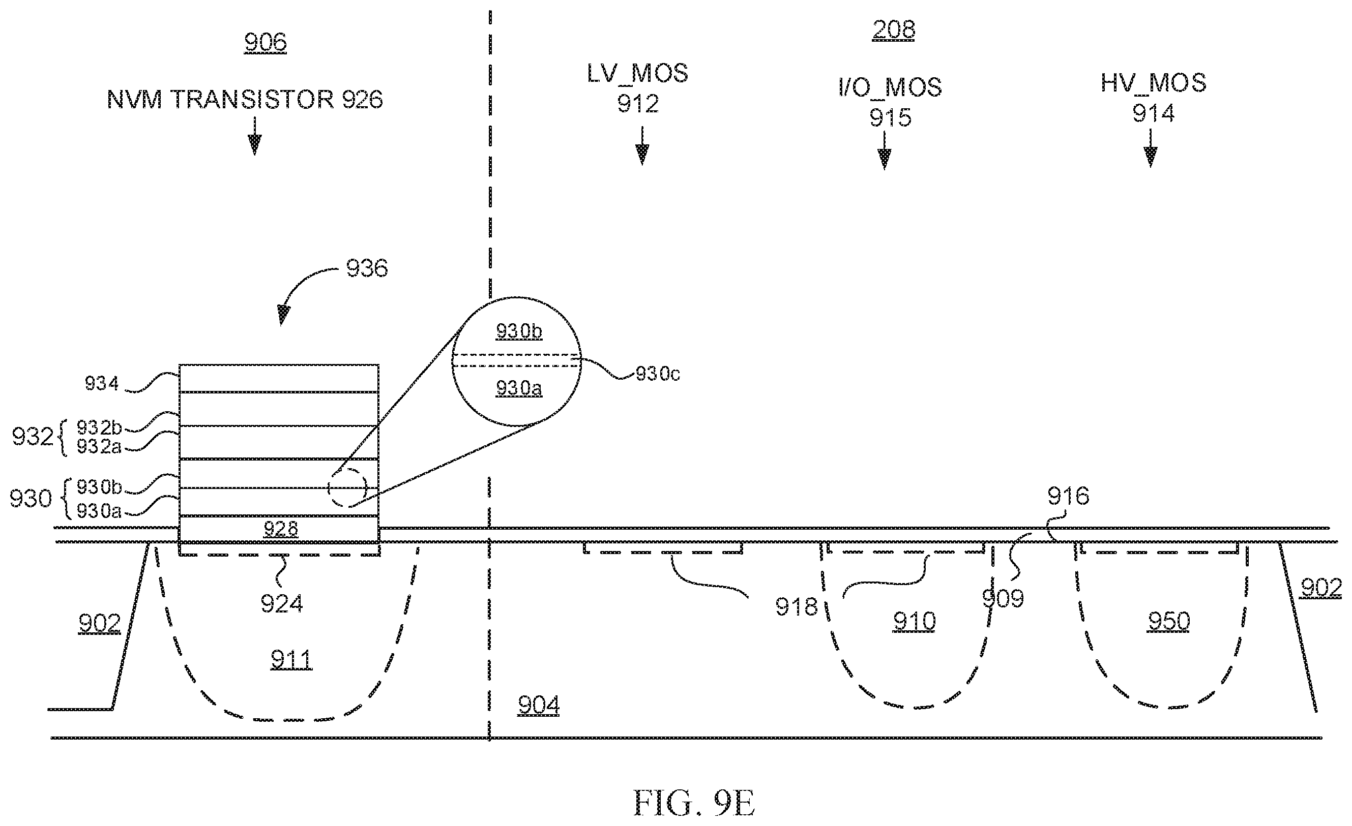 Patent US11810616 Figure 13 – Silicon-oxide-nitride-oxide-silicon multi-level non-volatile memory device and methods of fabrication thereof