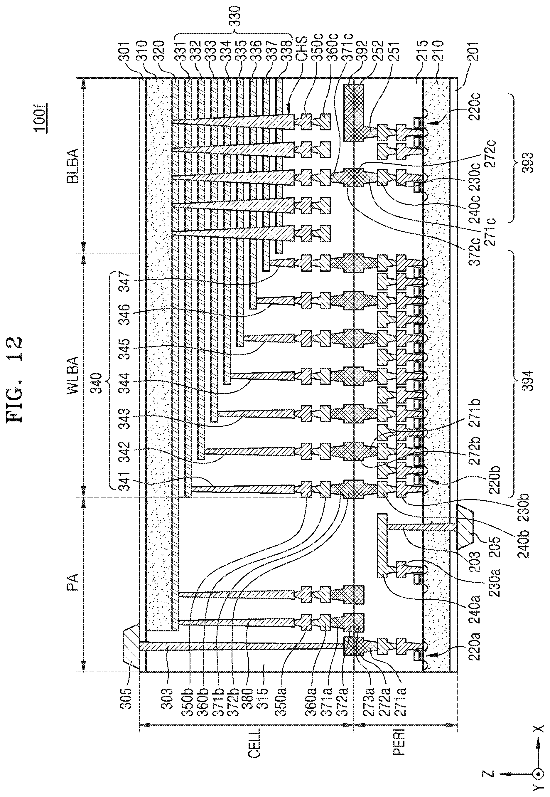 Patent US11810638 Figure 13 – Memory device including multiple memory chips and data signal lines and a method of operating the memory device