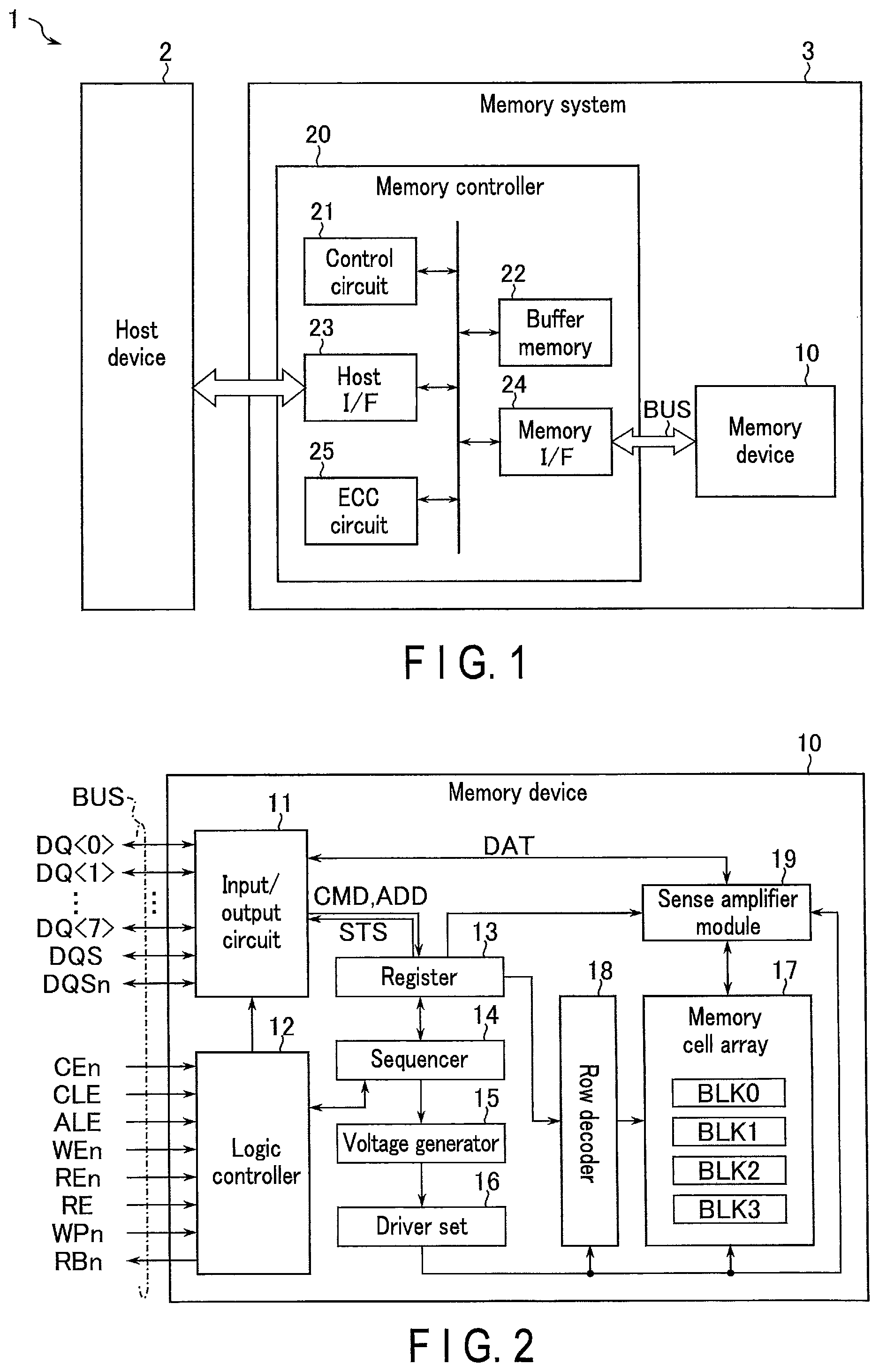 Patent US11810642 Figure 1 – Memory device including defective column addresses stored in ascending order