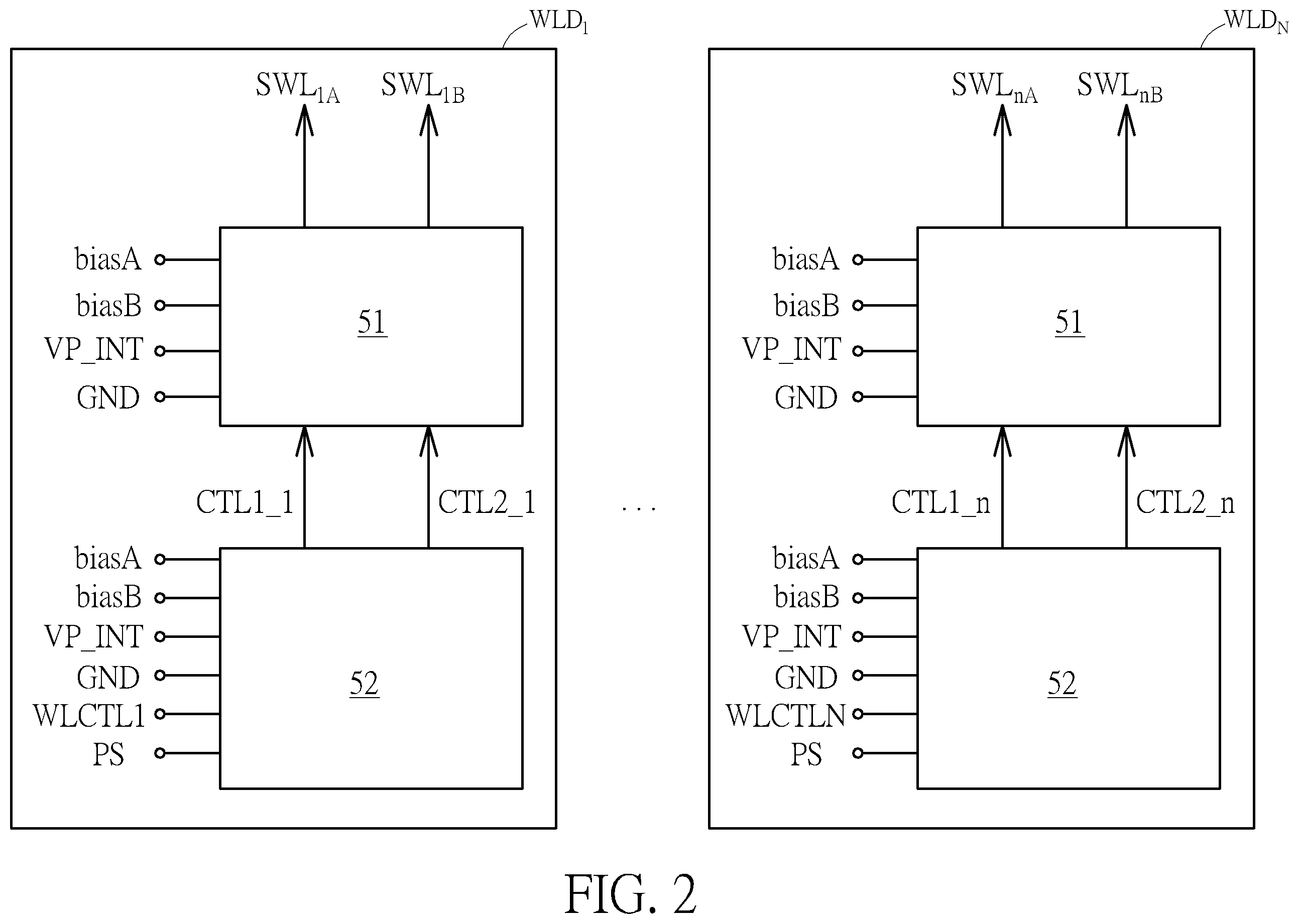 Patent US11810643 Figure 2 – Word line driving circuit with high access efficiency
