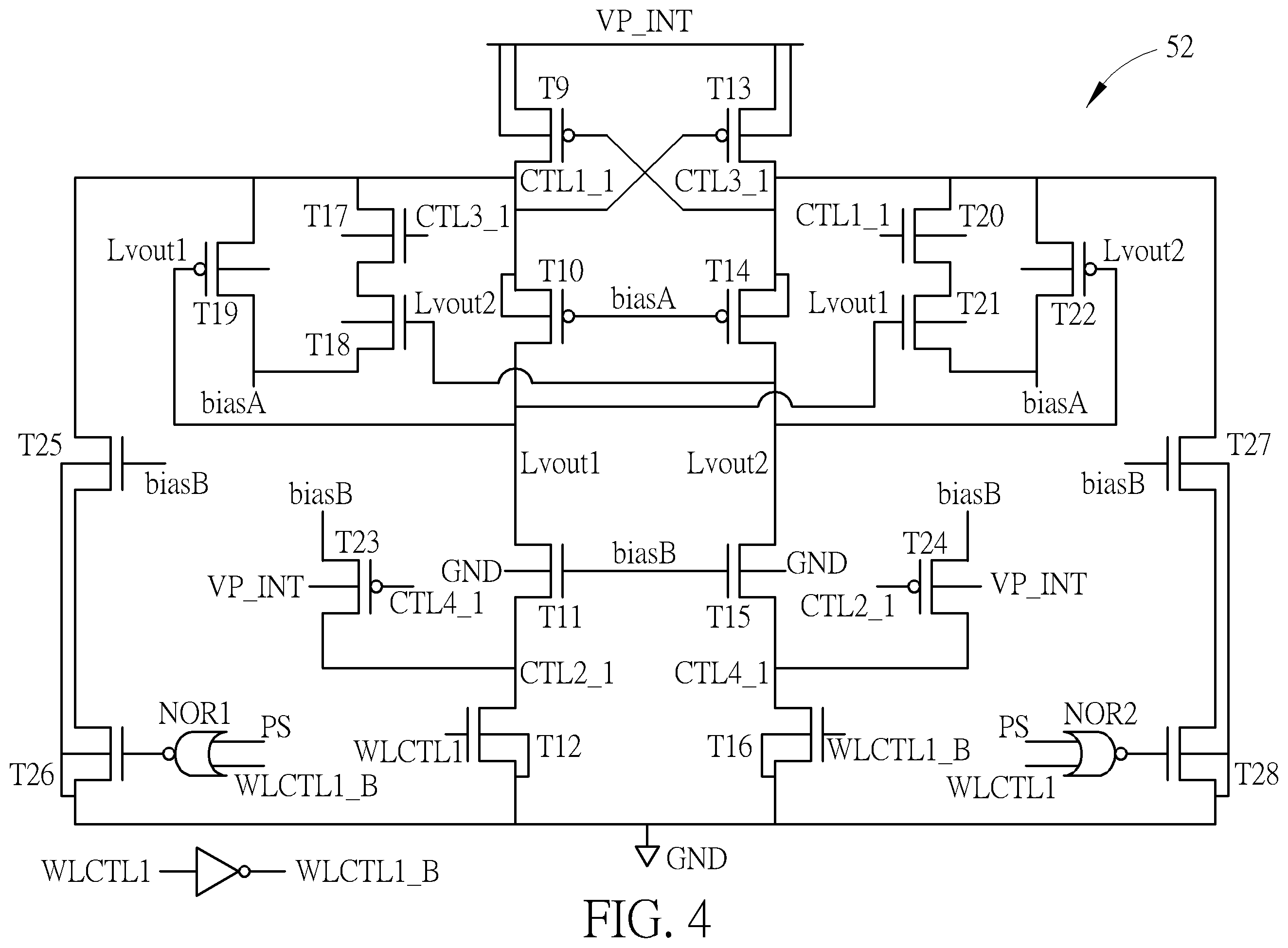 Patent US11810643 Figure 4 – Word line driving circuit with high access efficiency