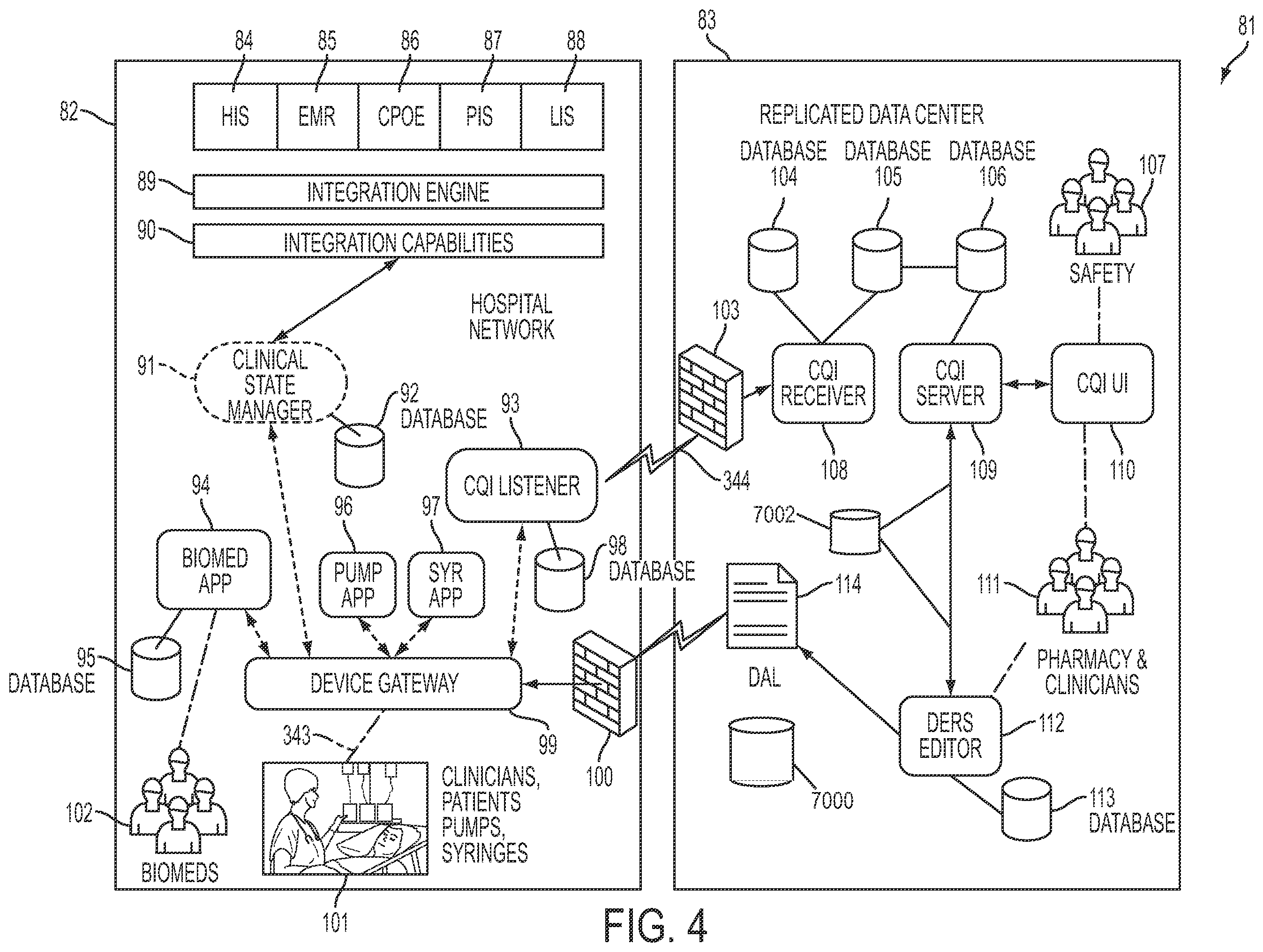 Patent US11810653 Figure 4 – Computer-implemented method, system, and apparatus for electronic patient care