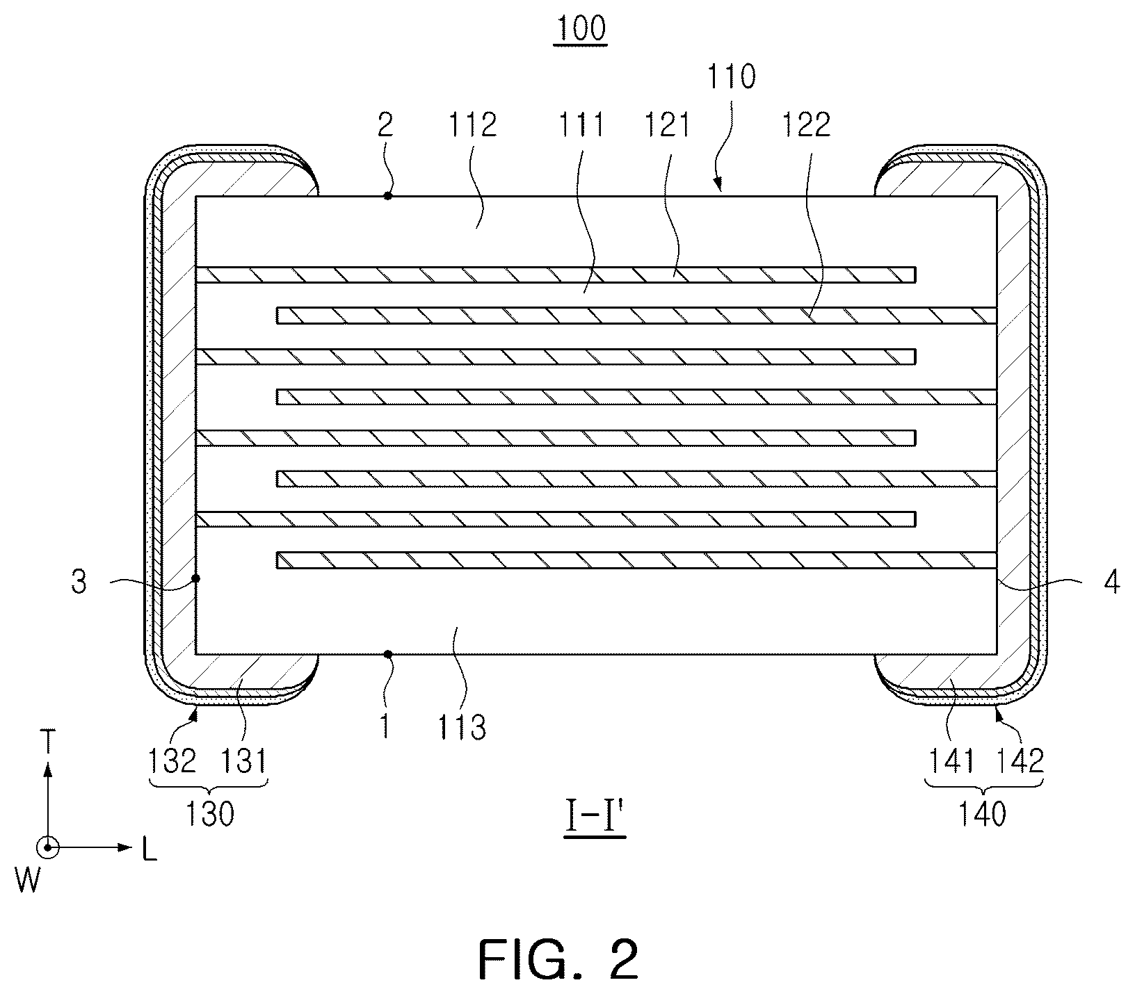 Patent US11810718 Figure 2 – Capacitor component