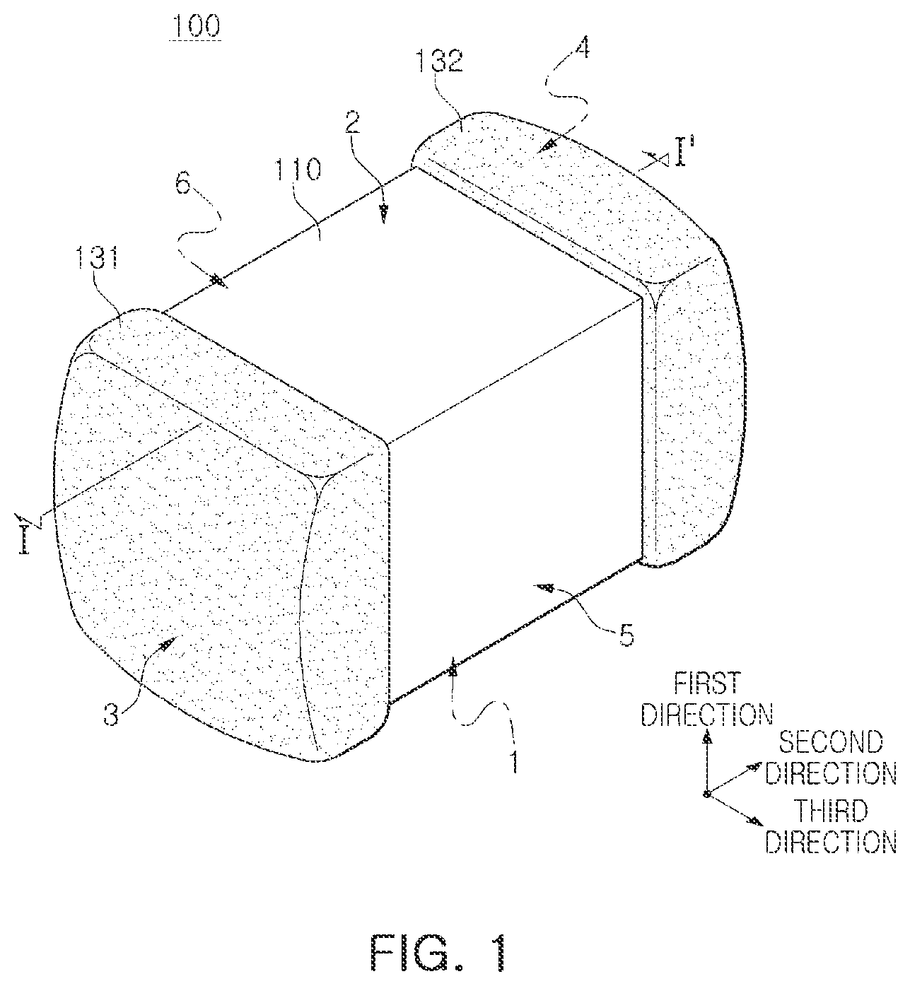 Patent US11810722 Figure 1 – Multilayer electronic component with dummy internal electrodes