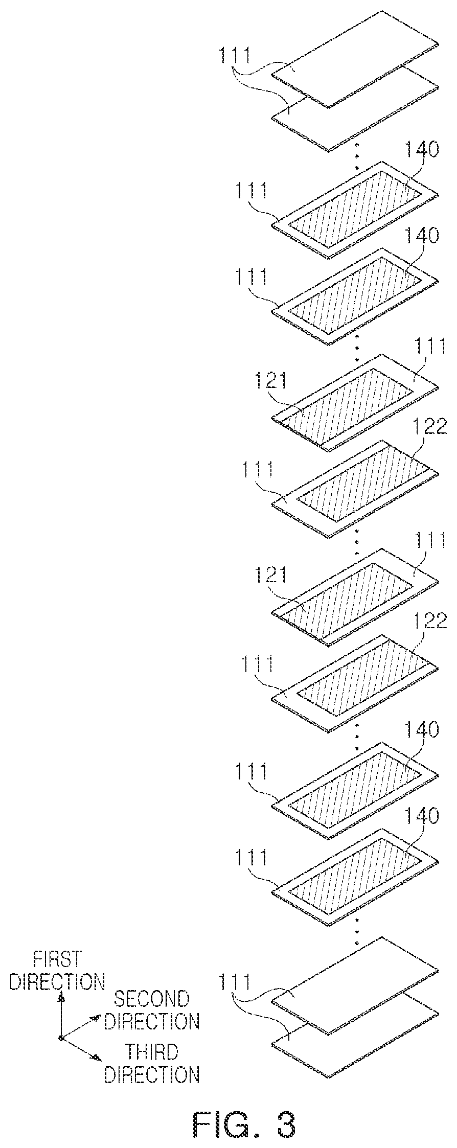 Patent US11810722 Figure 3 – Multilayer electronic component with dummy internal electrodes