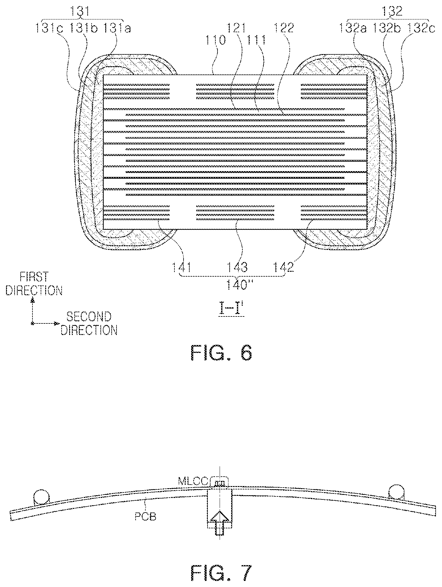 Patent US11810722 Figure 6 – Multilayer electronic component with dummy internal electrodes
