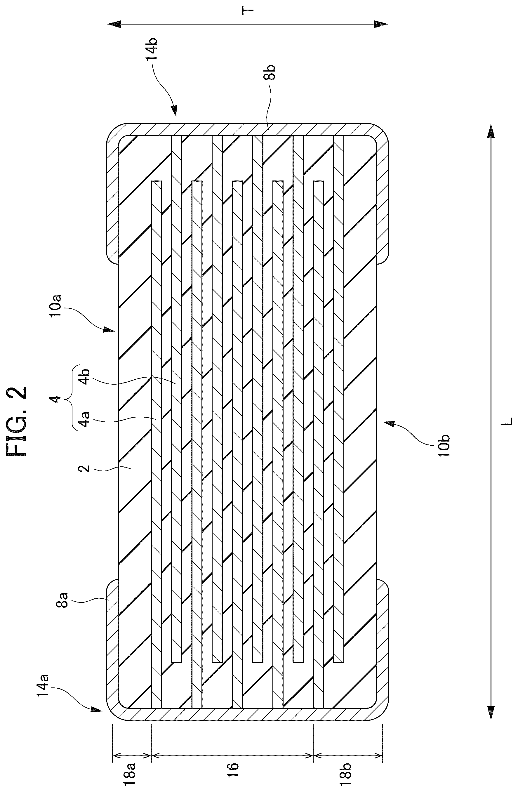 Patent US11810724 Figure 2 – Multilayer ceramic capacitor