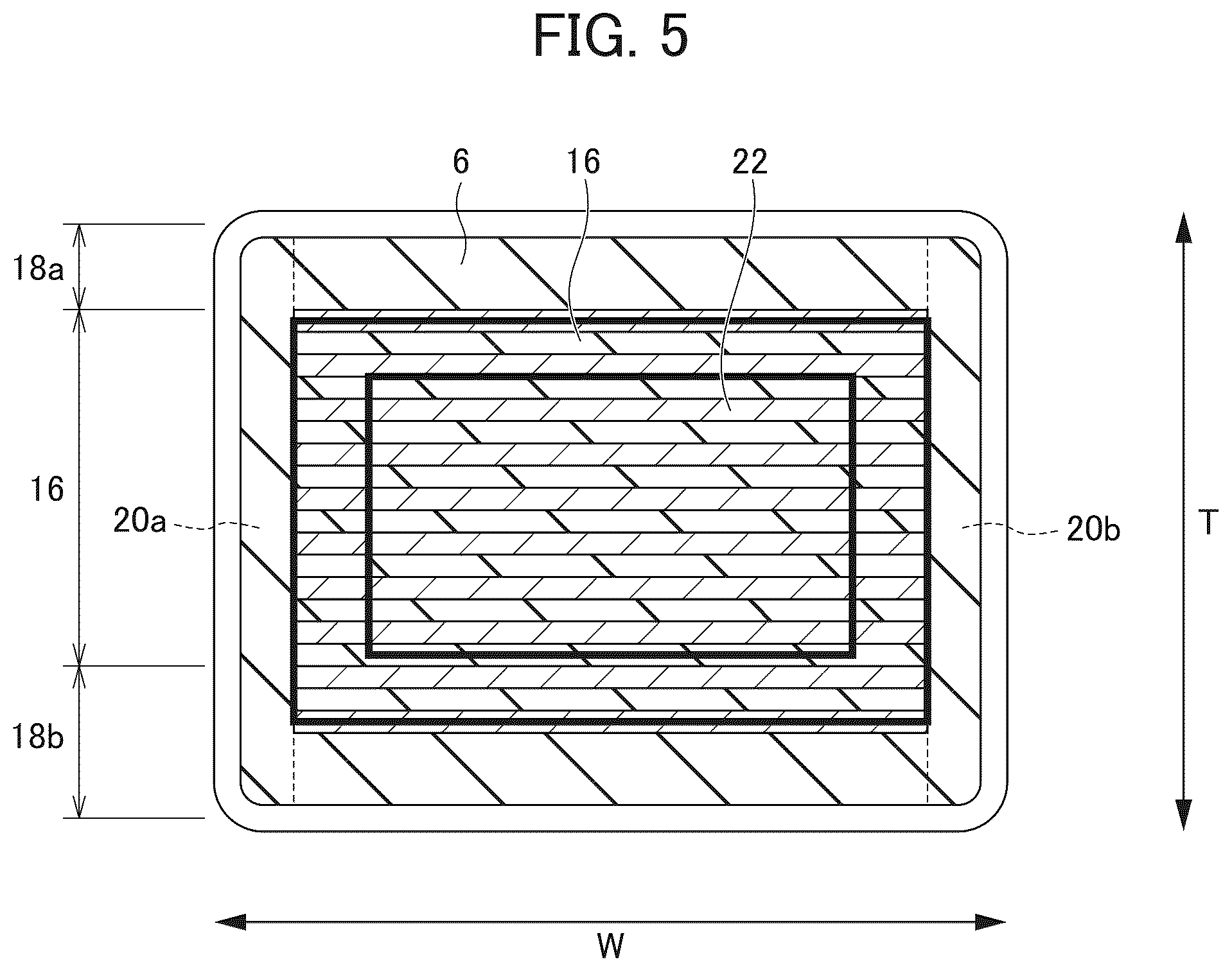 Patent US11810724 Figure 5 – Multilayer ceramic capacitor