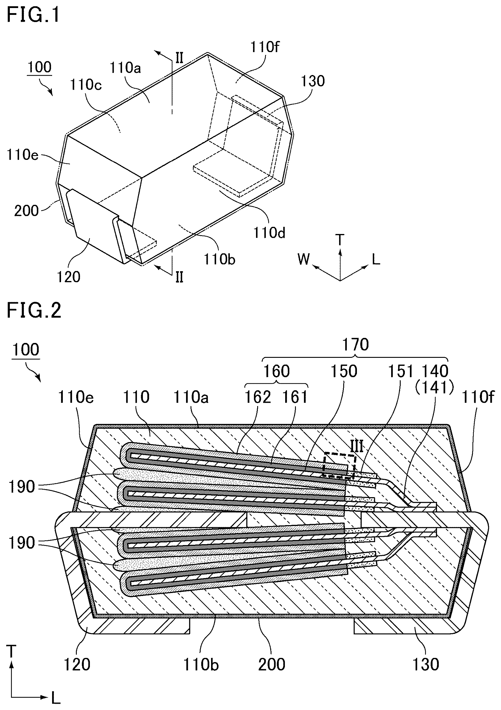 Patent US11810728 Figure 1 – Electrolytic capacitor