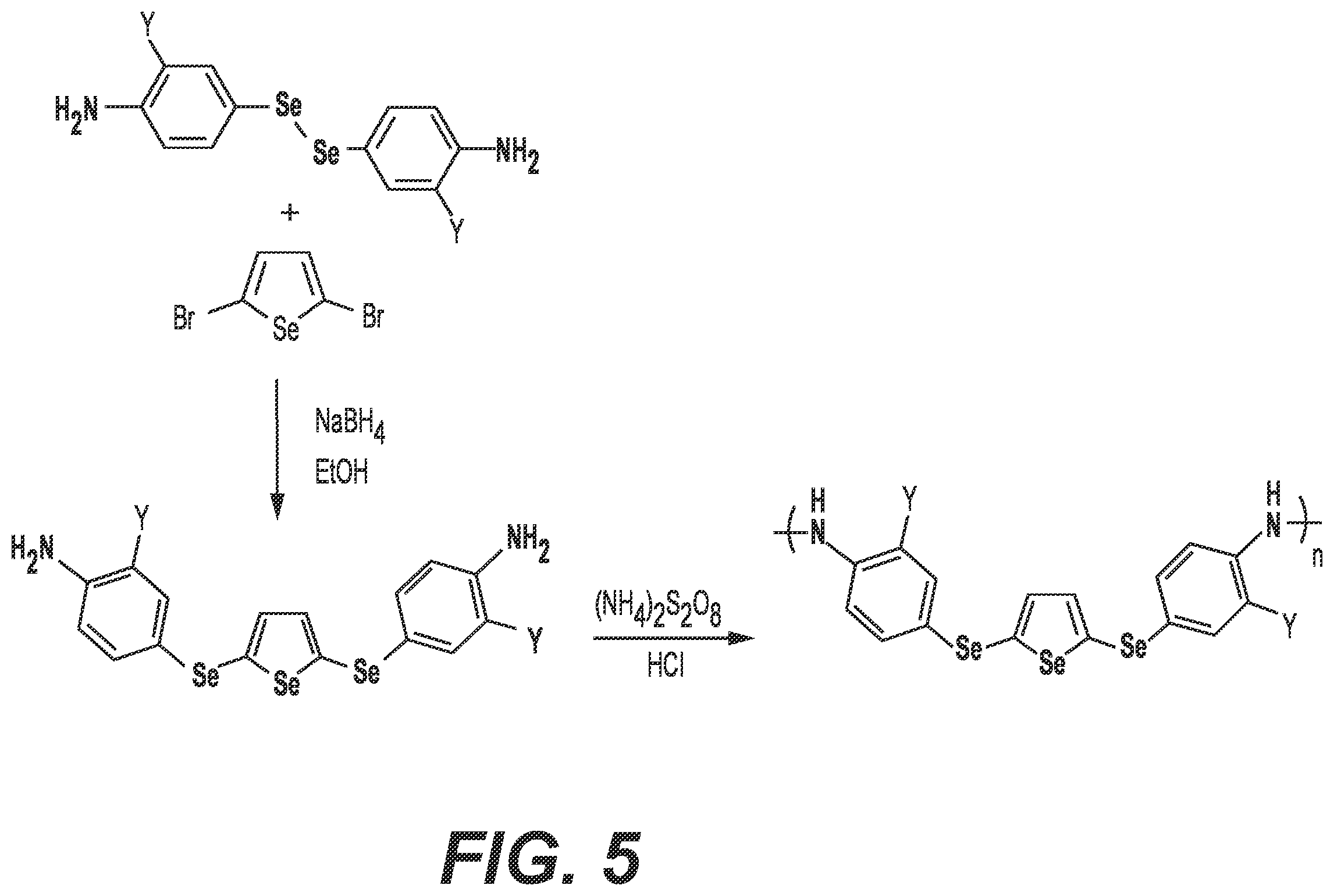 Patent US11810730 Figure 5 – Hybrid perovskite solar cell with organoselenium-based polymer hole transport layer