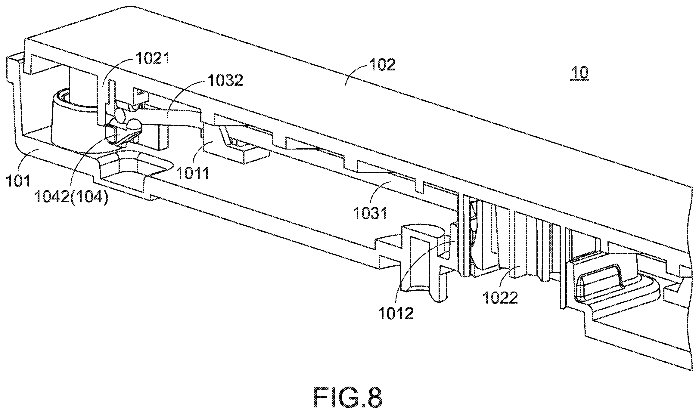 Patent US11810733 Figure 7 – Key structure