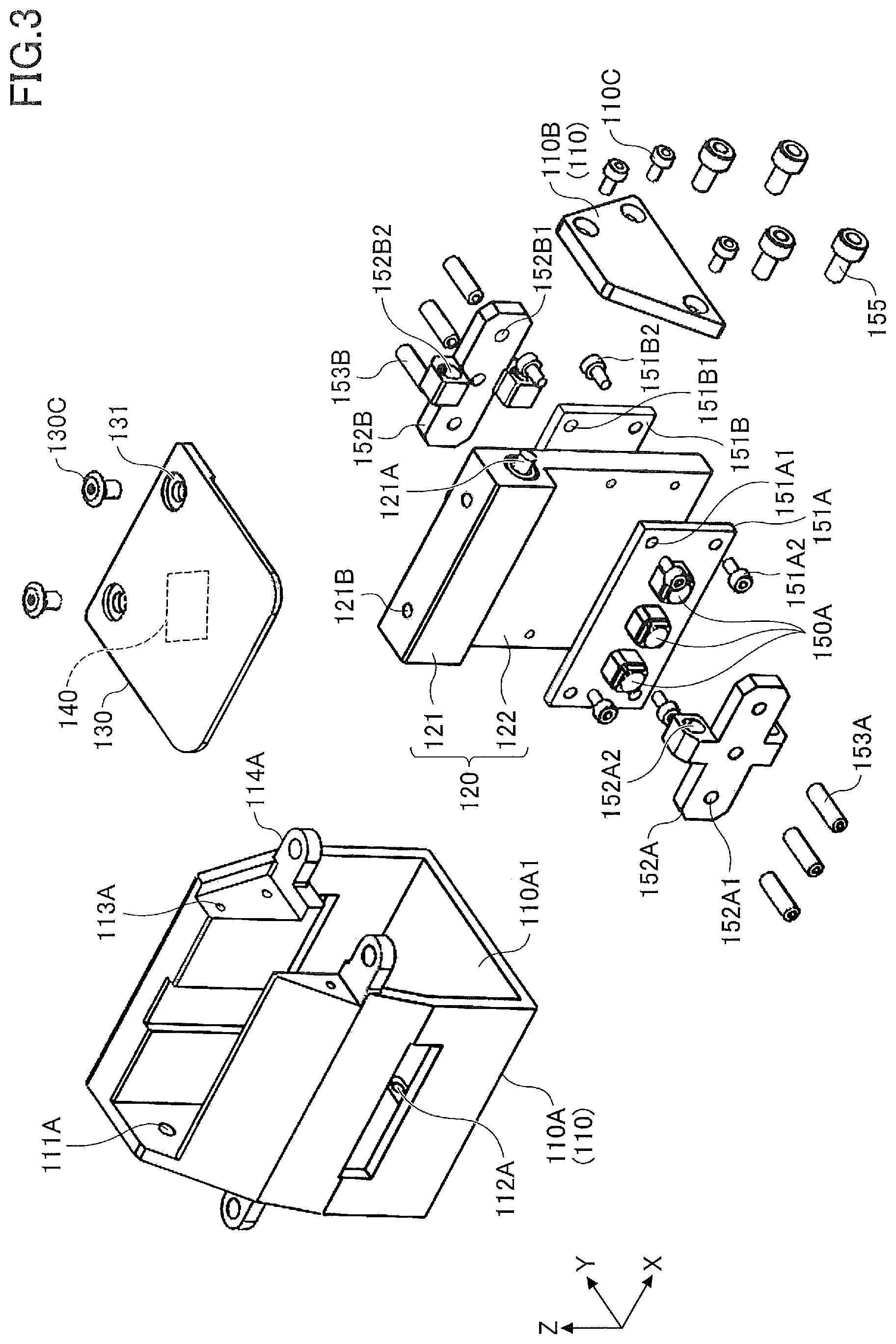 Patent US11810738 Figure 3 – Input device employing a flex sensor and a switch outputting first and second signals