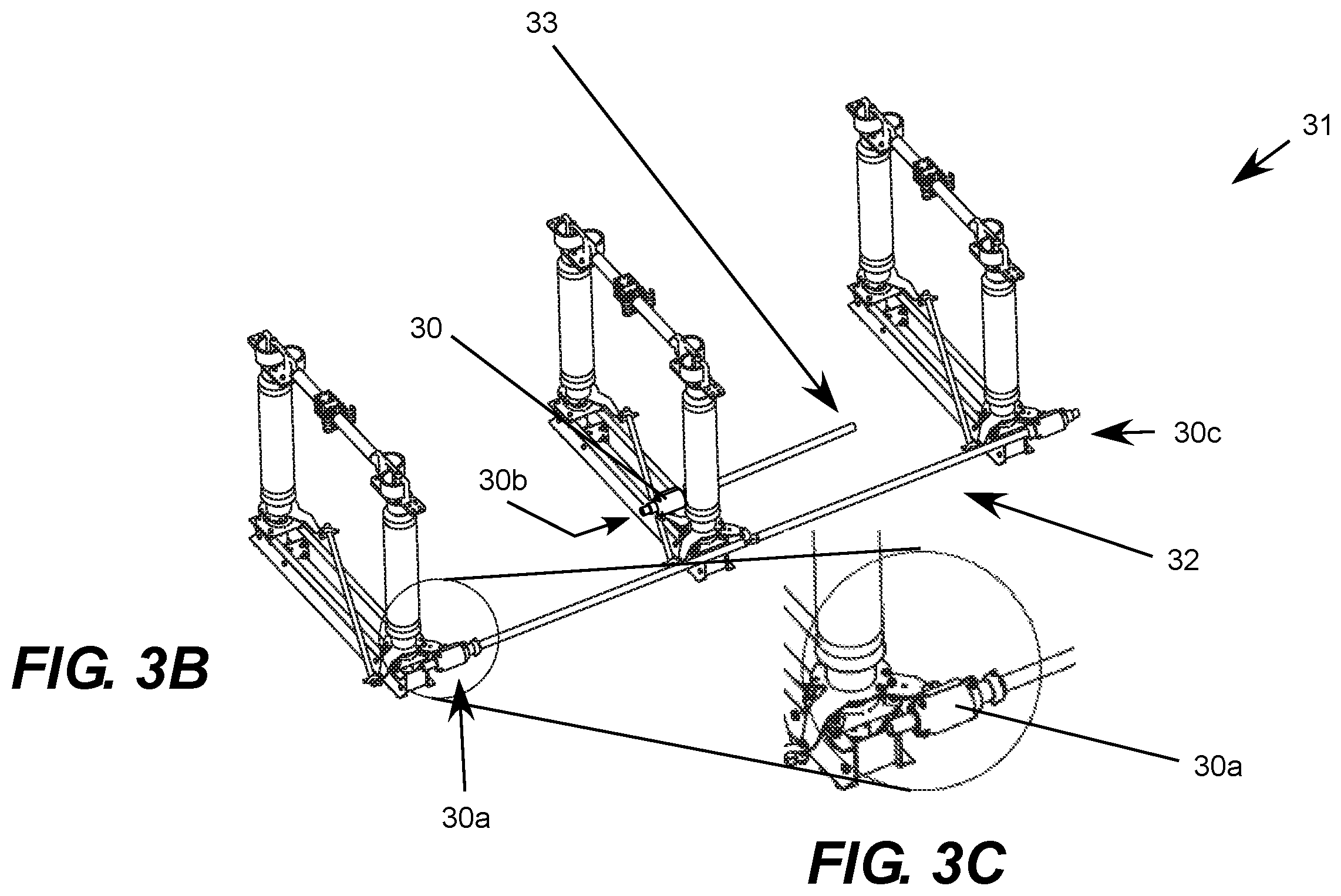 Patent US11810740 Figure 4 – Quick-set clevis joint for a three-phase electric disconnect switch linkage