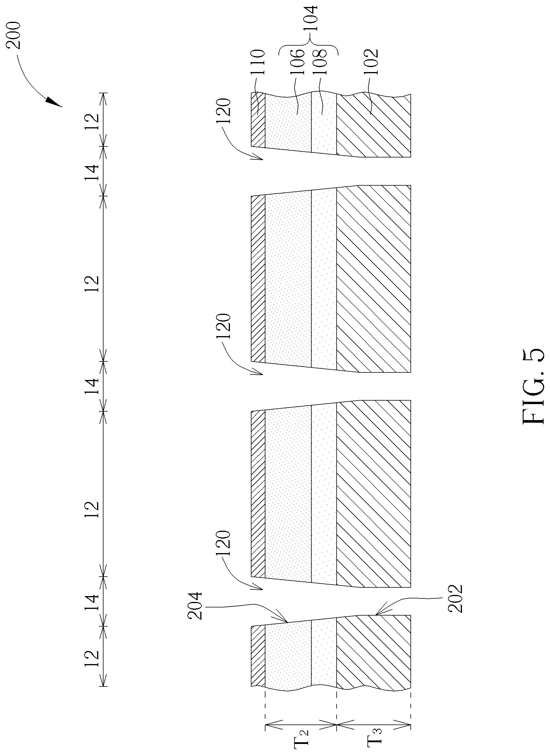 Patent US11810804 Figure 5 – Method of forming dice and structure of die