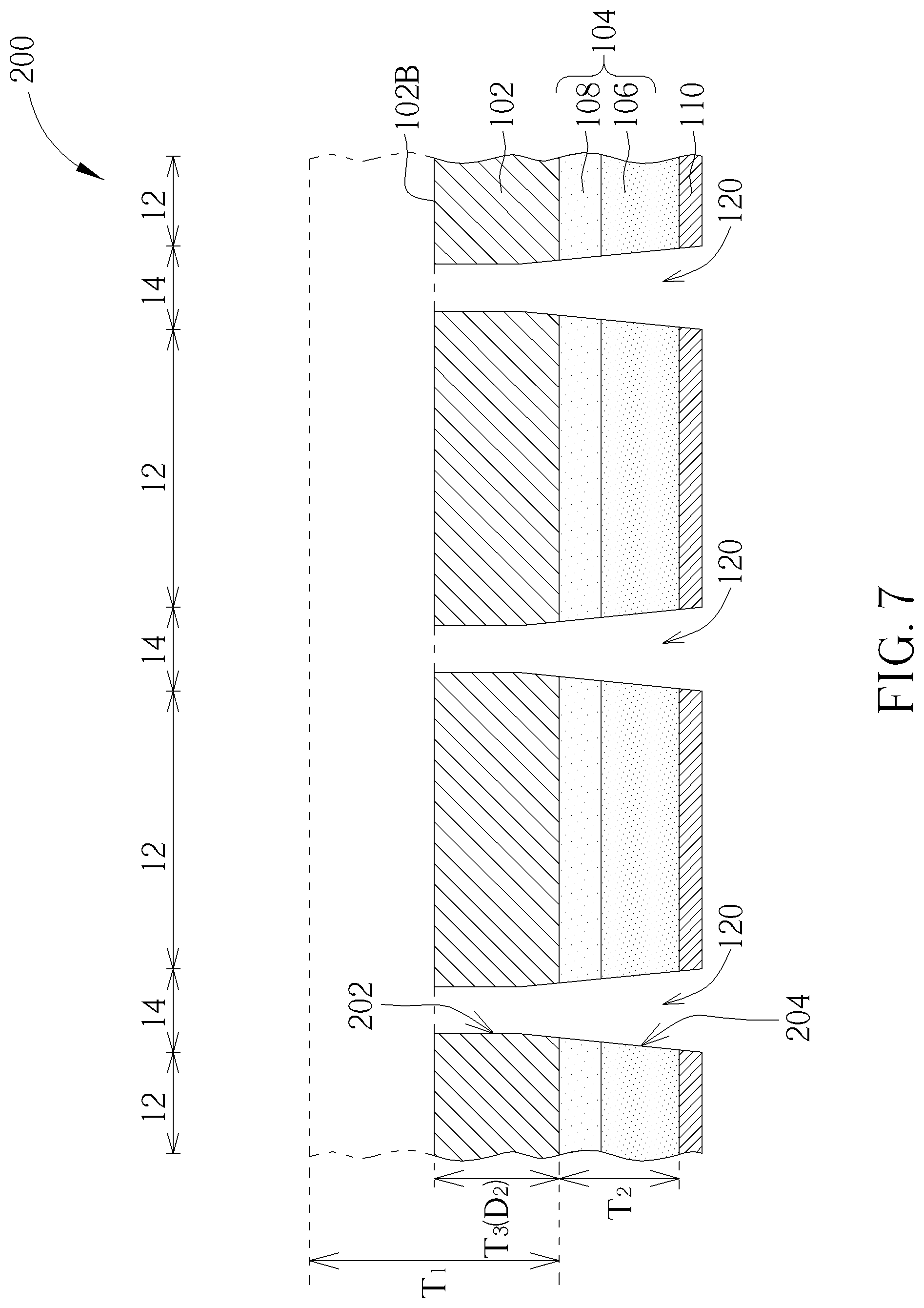 Patent US11810804 Figure 7 – Method of forming dice and structure of die