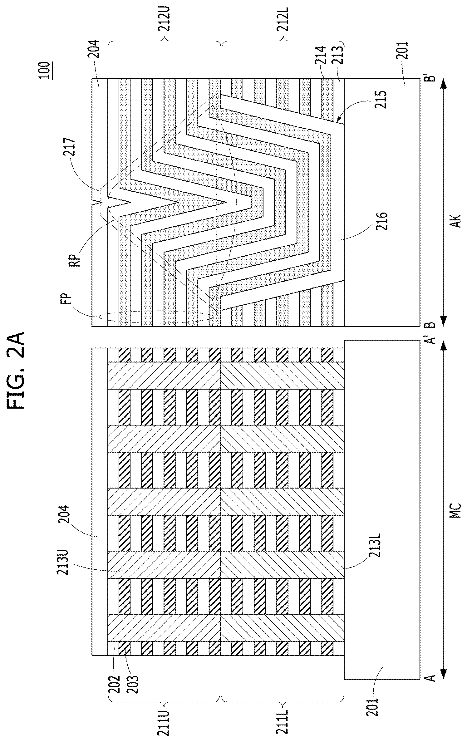 Patent US11810814 Figure 2 – Vertical semiconductor device and method for fabricating the same