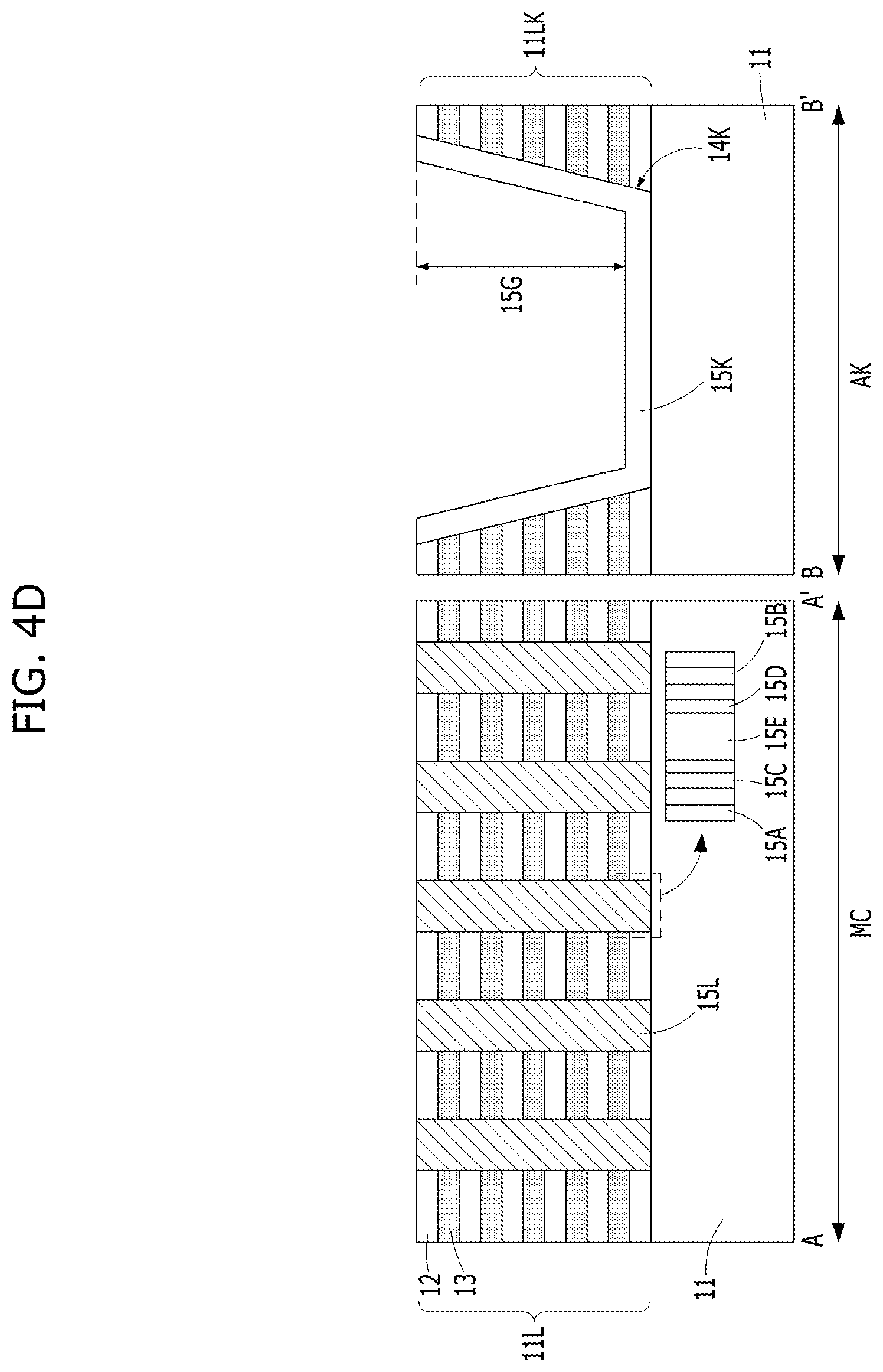 Patent US11810814 Figure 18 – Vertical semiconductor device and method for fabricating the same