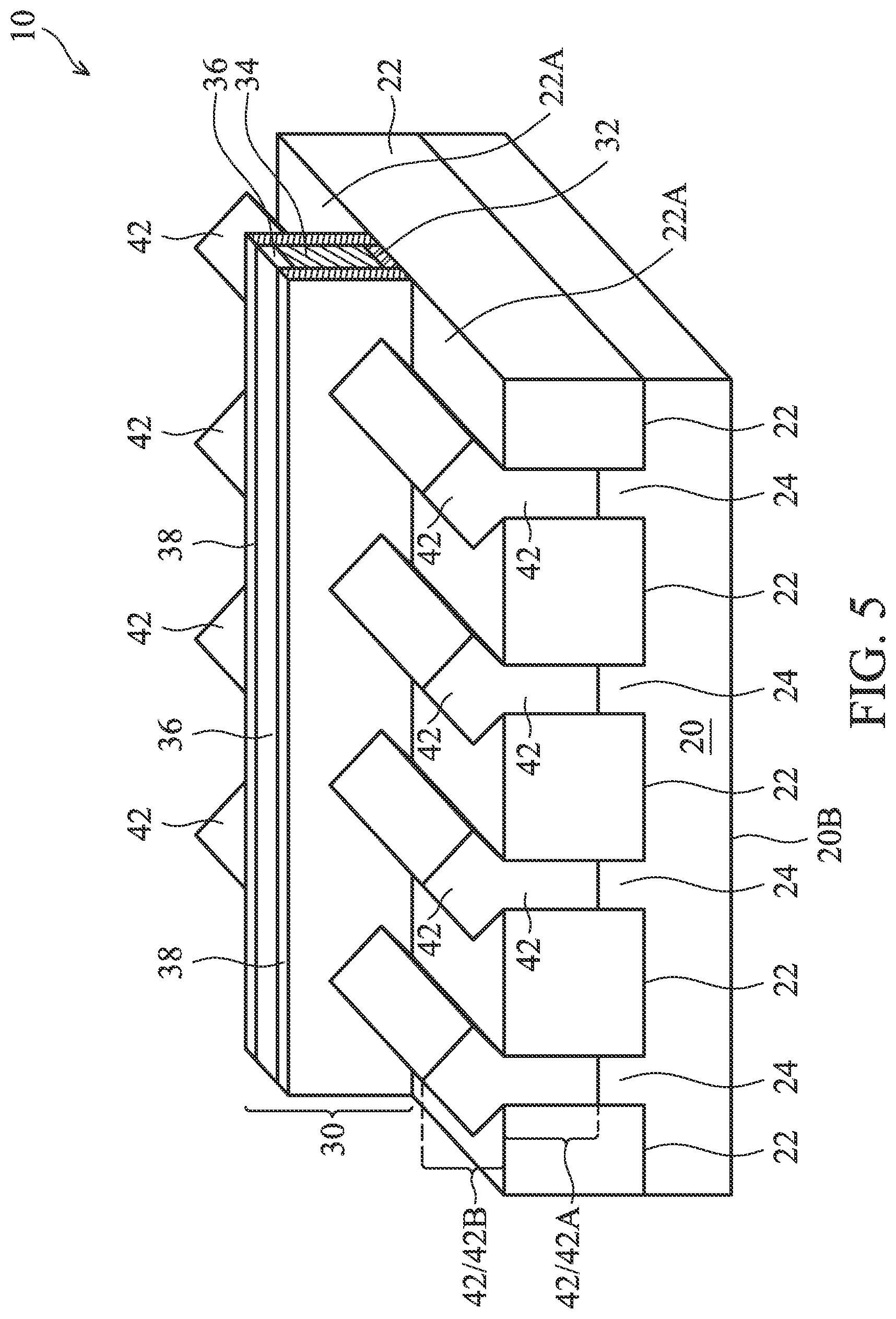 Patent US11810819 Figure 5 – Metal gates of transistors having reduced resistivity
