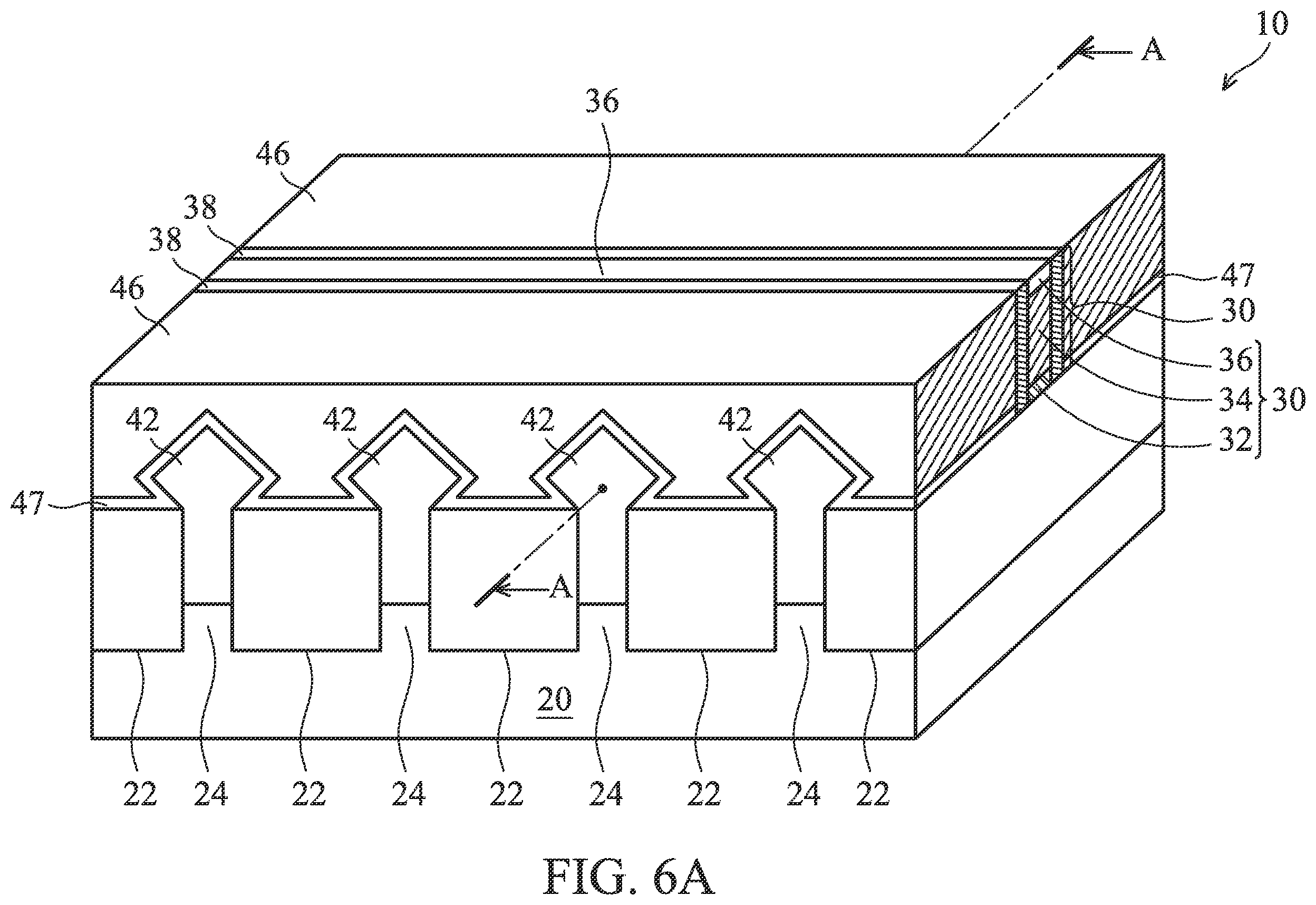 Patent US11810819 Figure 6 – Metal gates of transistors having reduced resistivity