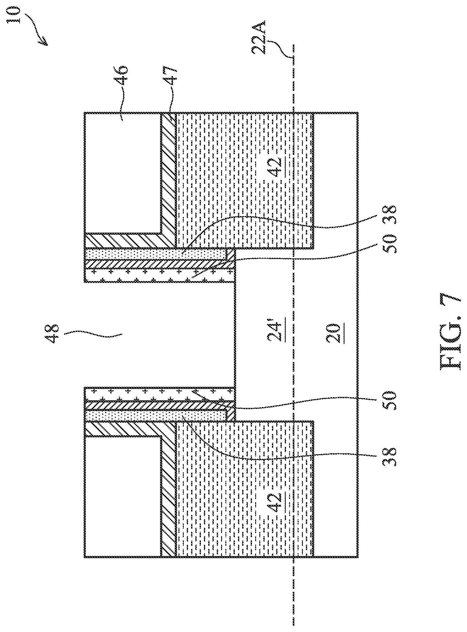 Patent US11810819 Figure 8 – Metal gates of transistors having reduced resistivity