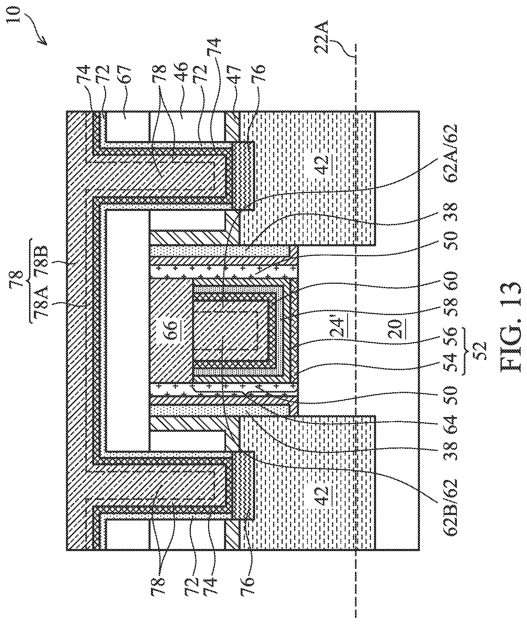 Patent US11810819 Figure 14 – Metal gates of transistors having reduced resistivity