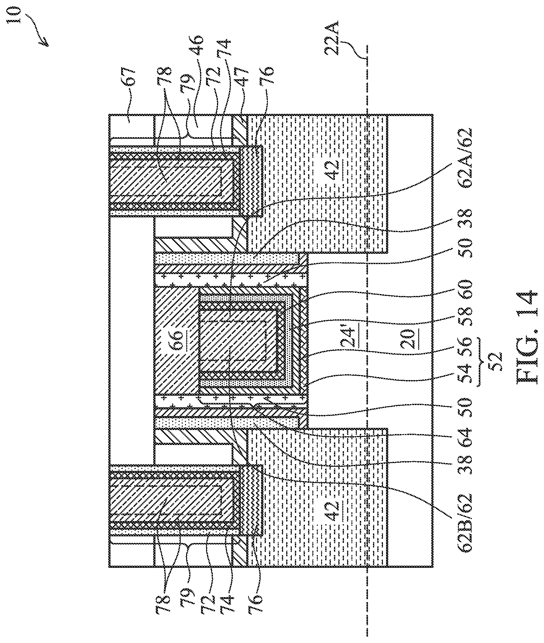 Patent US11810819 Figure 15 – Metal gates of transistors having reduced resistivity
