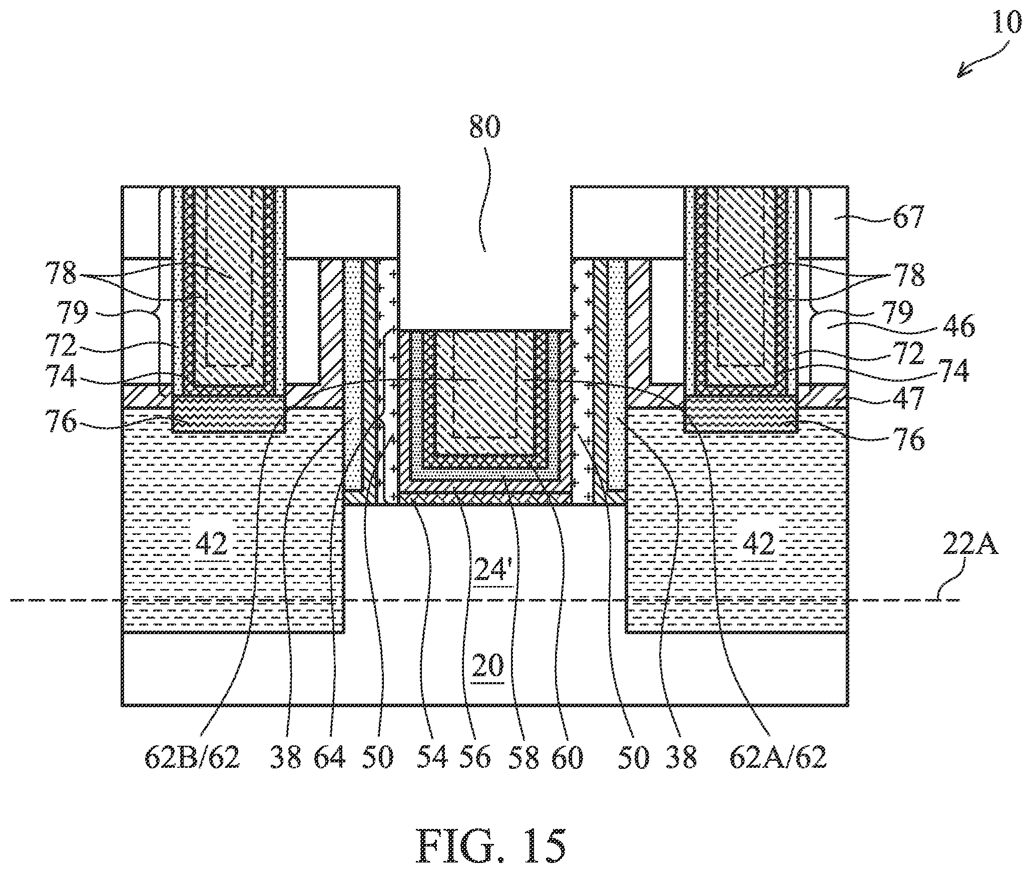 Patent US11810819 Figure 16 – Metal gates of transistors having reduced resistivity