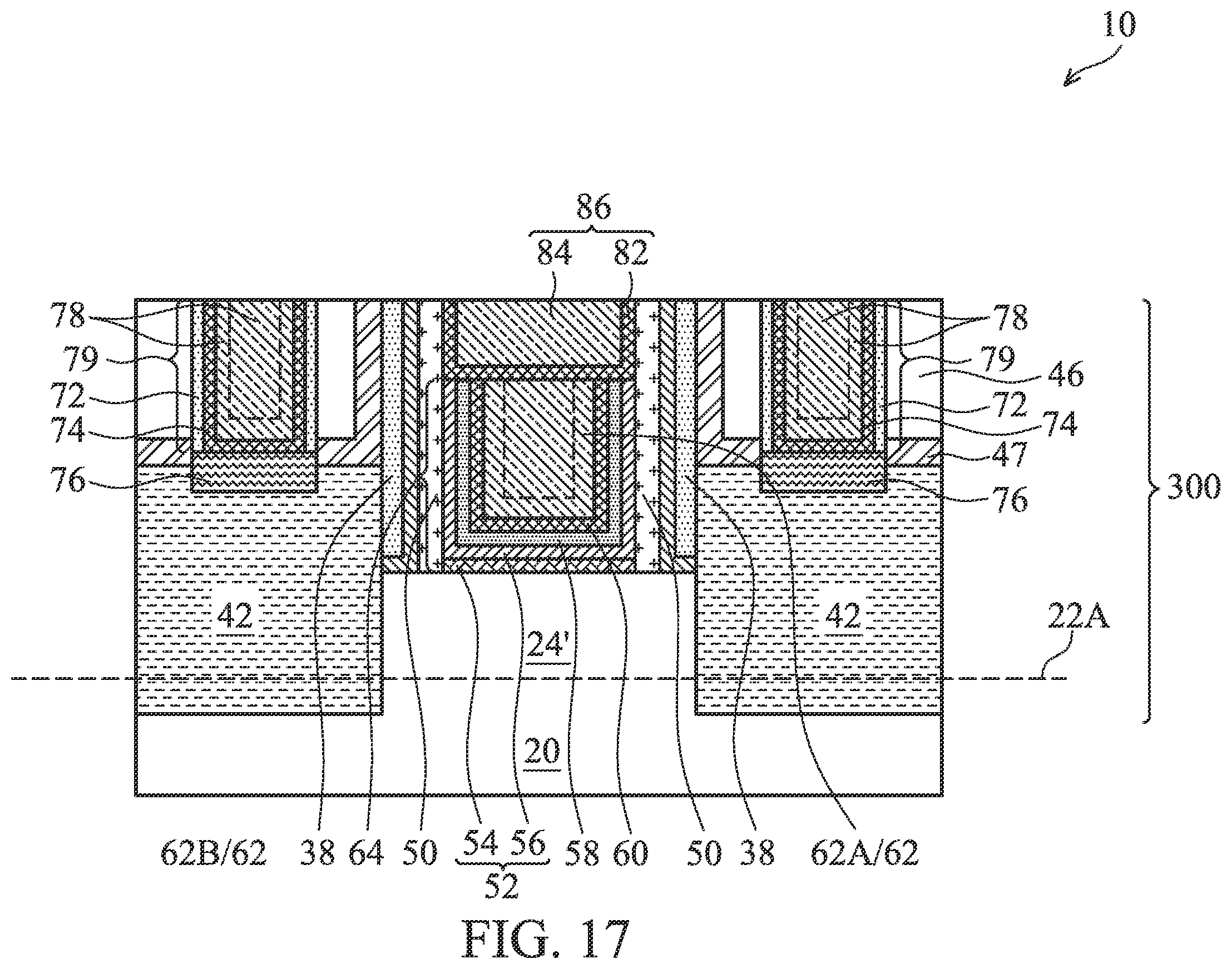 Patent US11810819 Figure 18 – Metal gates of transistors having reduced resistivity
