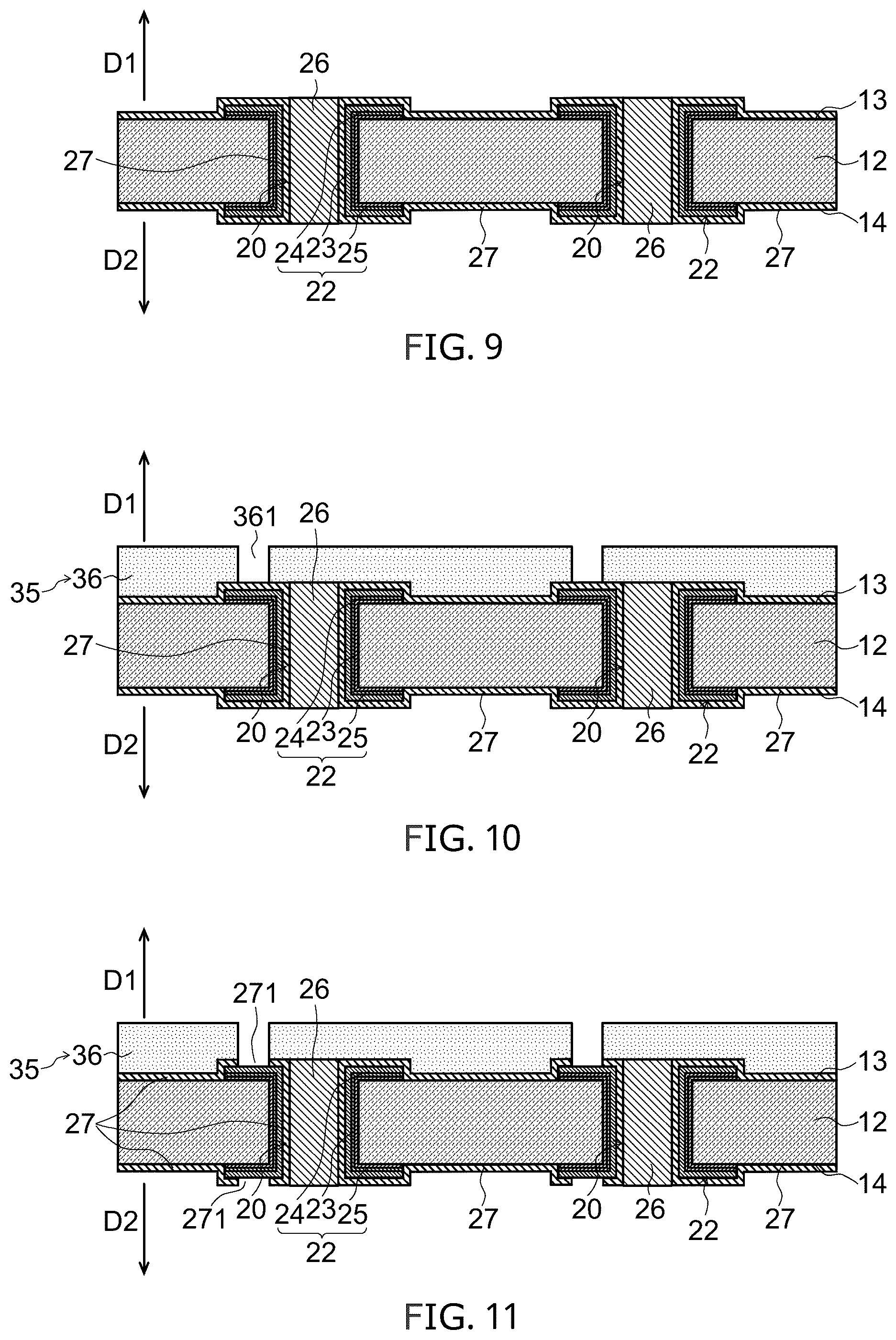 Patent US11810820 Figure 4 – Through electrode substrate, method of manufacturing through electrode substrate, and mounting substrate