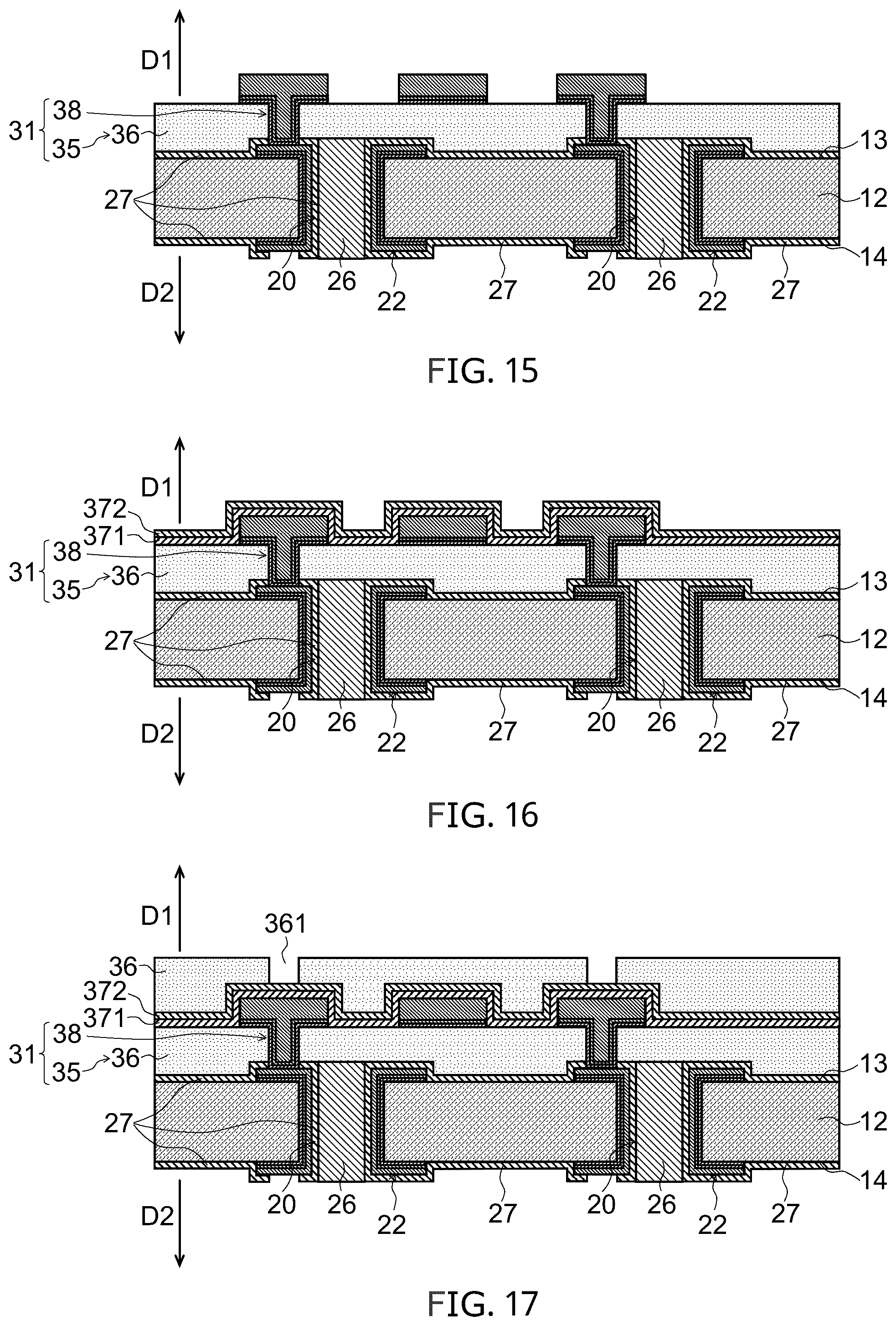 Patent US11810820 Figure 6 – Through electrode substrate, method of manufacturing through electrode substrate, and mounting substrate