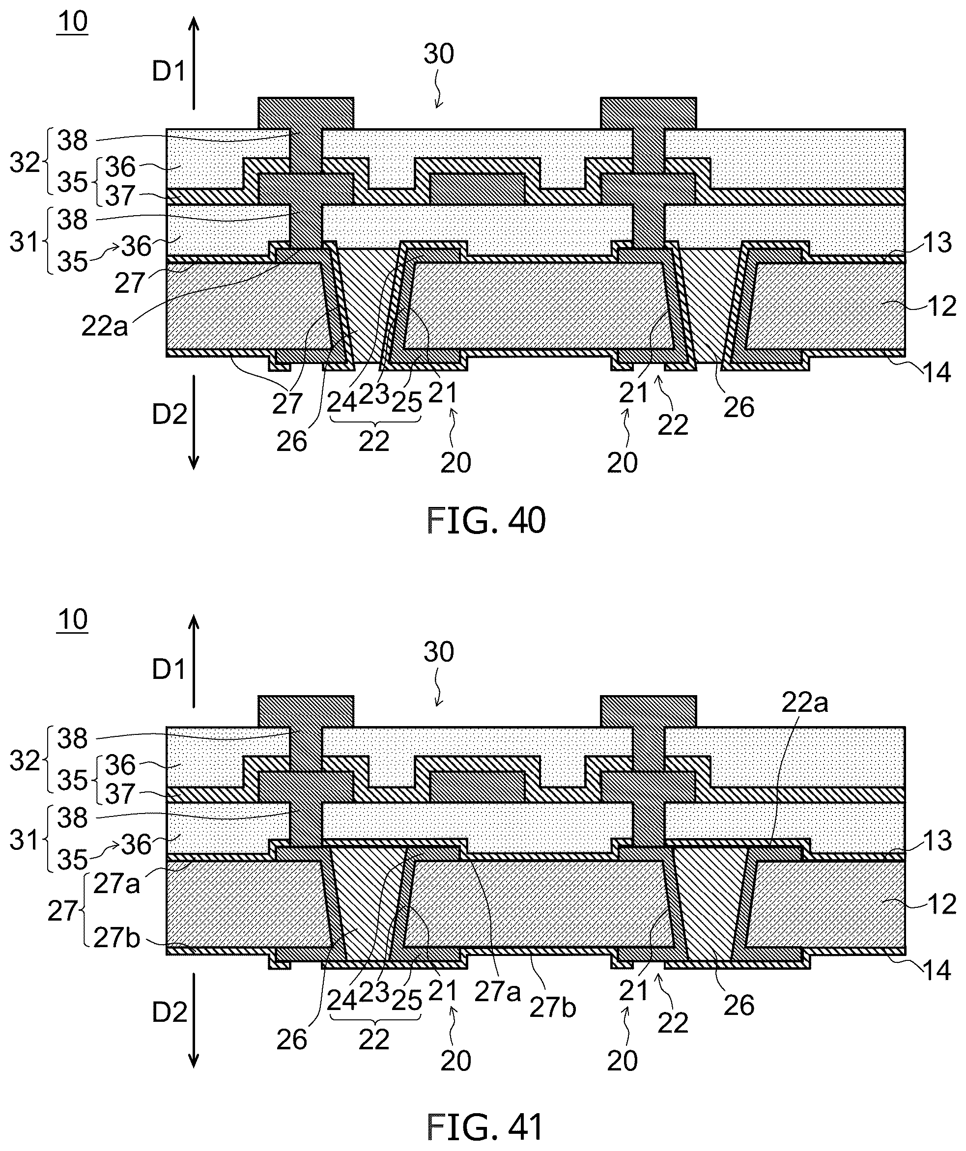 Patent US11810820 Figure 17 – Through electrode substrate, method of manufacturing through electrode substrate, and mounting substrate