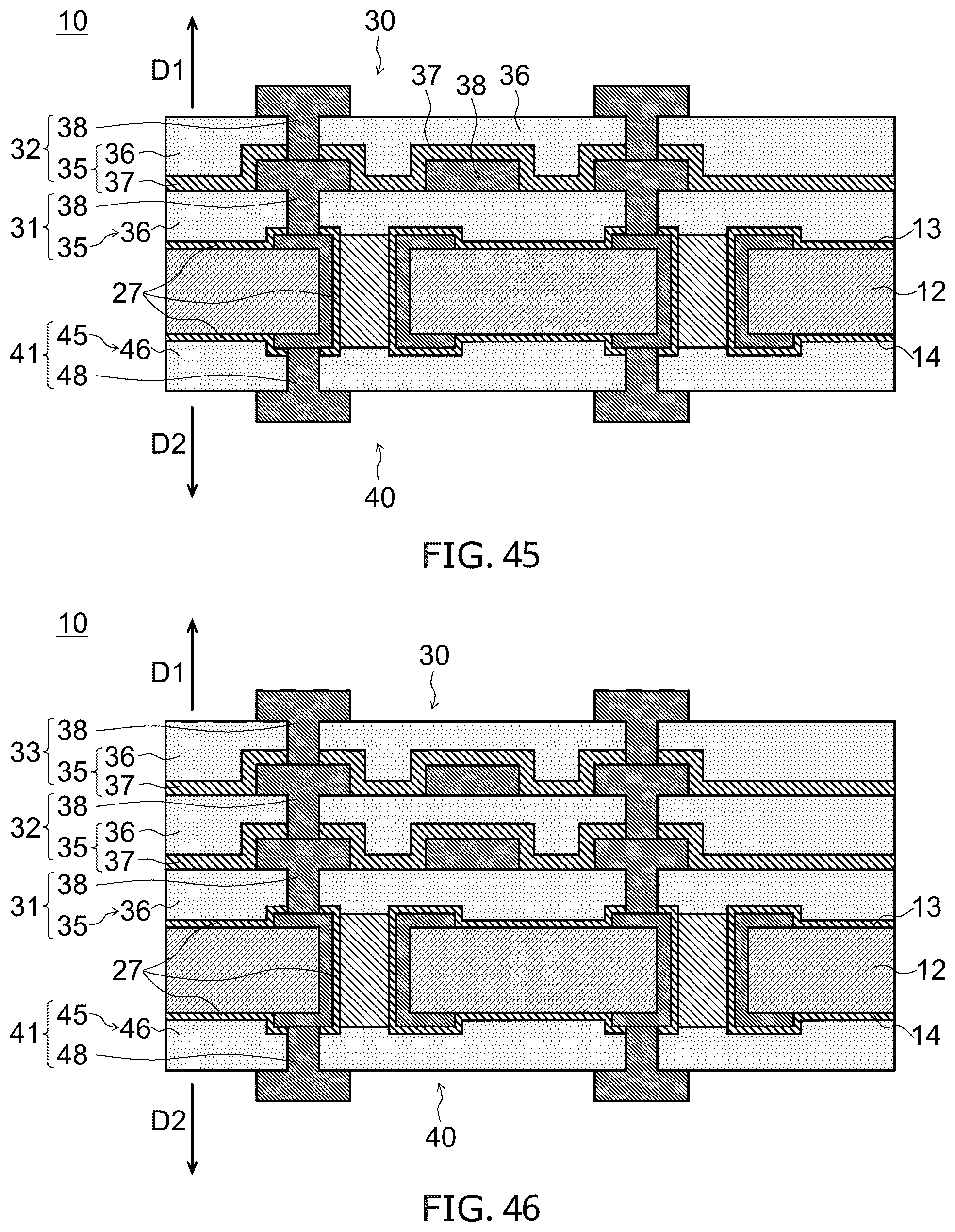 Patent US11810820 Figure 20 – Through electrode substrate, method of manufacturing through electrode substrate, and mounting substrate