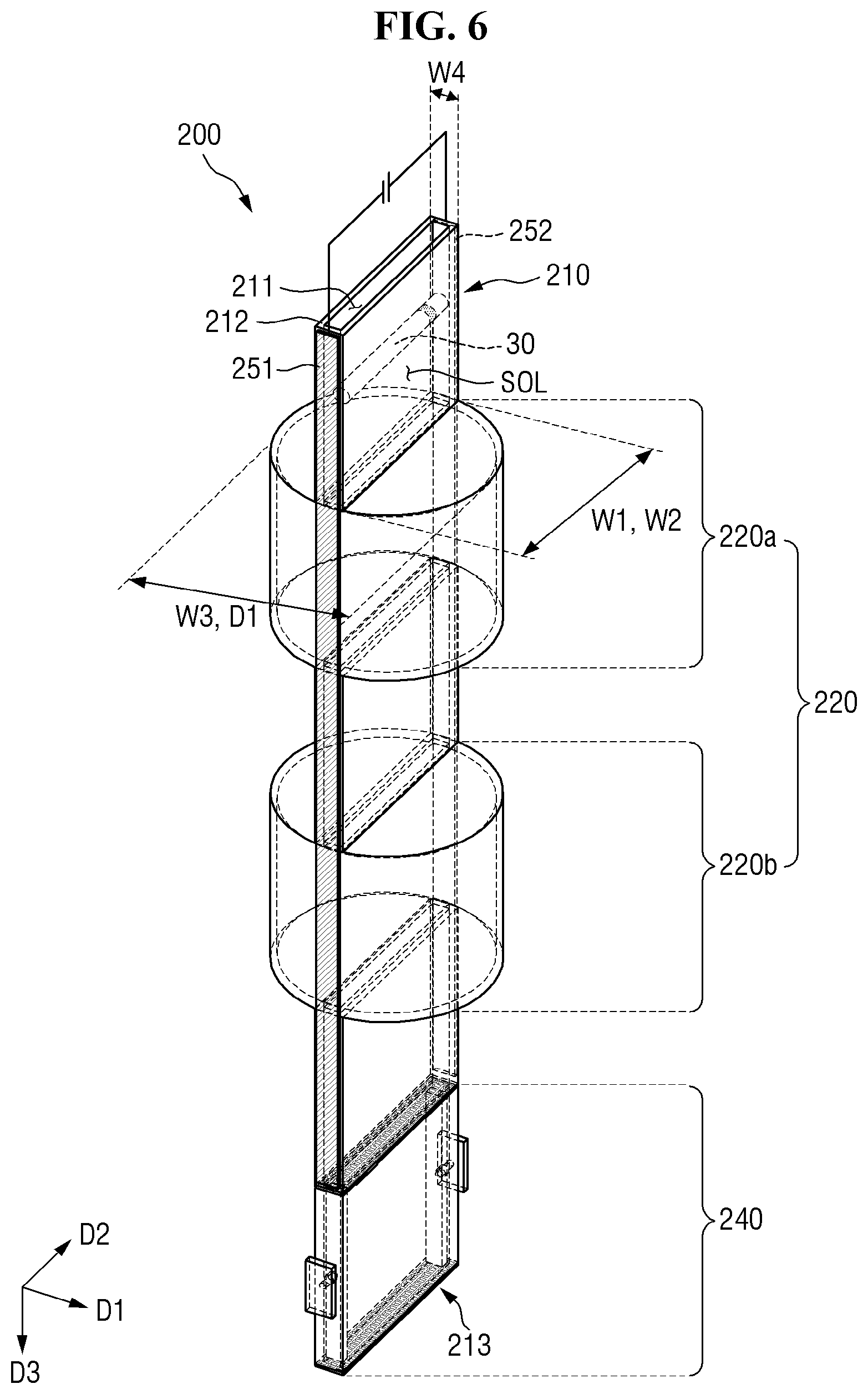 Patent US11810829 Figure 6 – Apparatus for inspecting light emitting elements, method of inspecting light emitting elements using the apparatus, and method of manufacturing display device using the apparatus