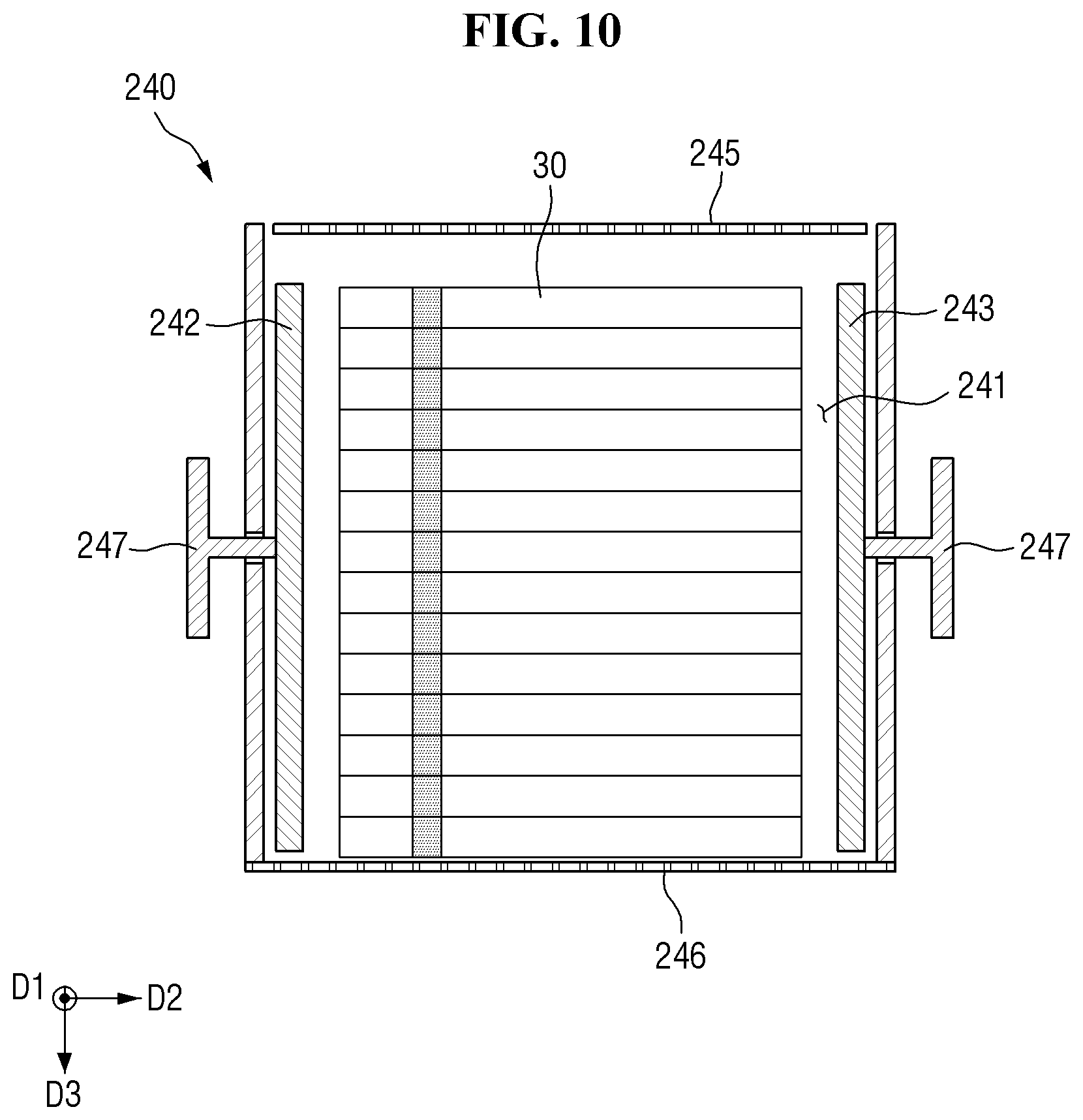 Patent US11810829 Figure 10 – Apparatus for inspecting light emitting elements, method of inspecting light emitting elements using the apparatus, and method of manufacturing display device using the apparatus