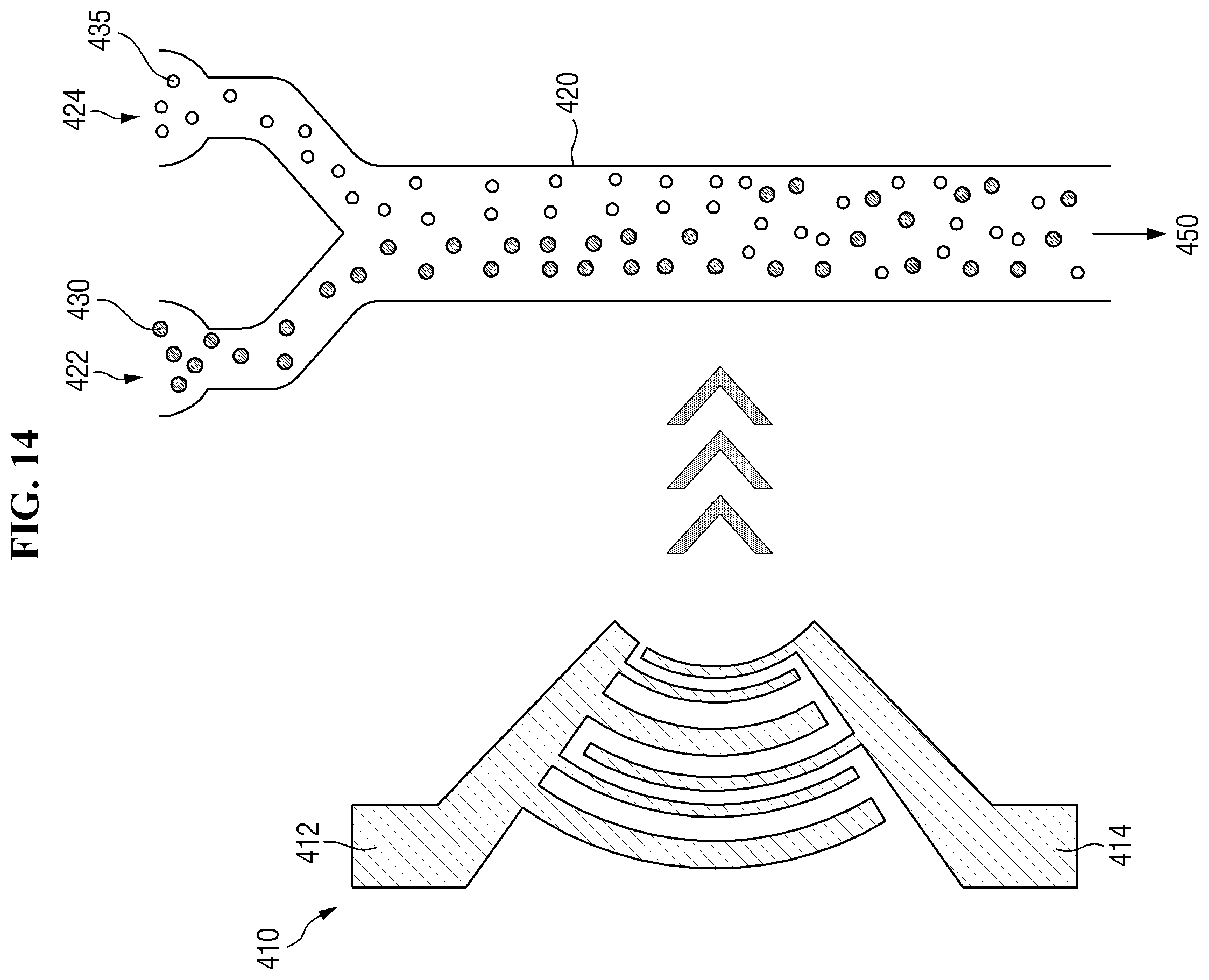 Patent US11810829 Figure 14 – Apparatus for inspecting light emitting elements, method of inspecting light emitting elements using the apparatus, and method of manufacturing display device using the apparatus