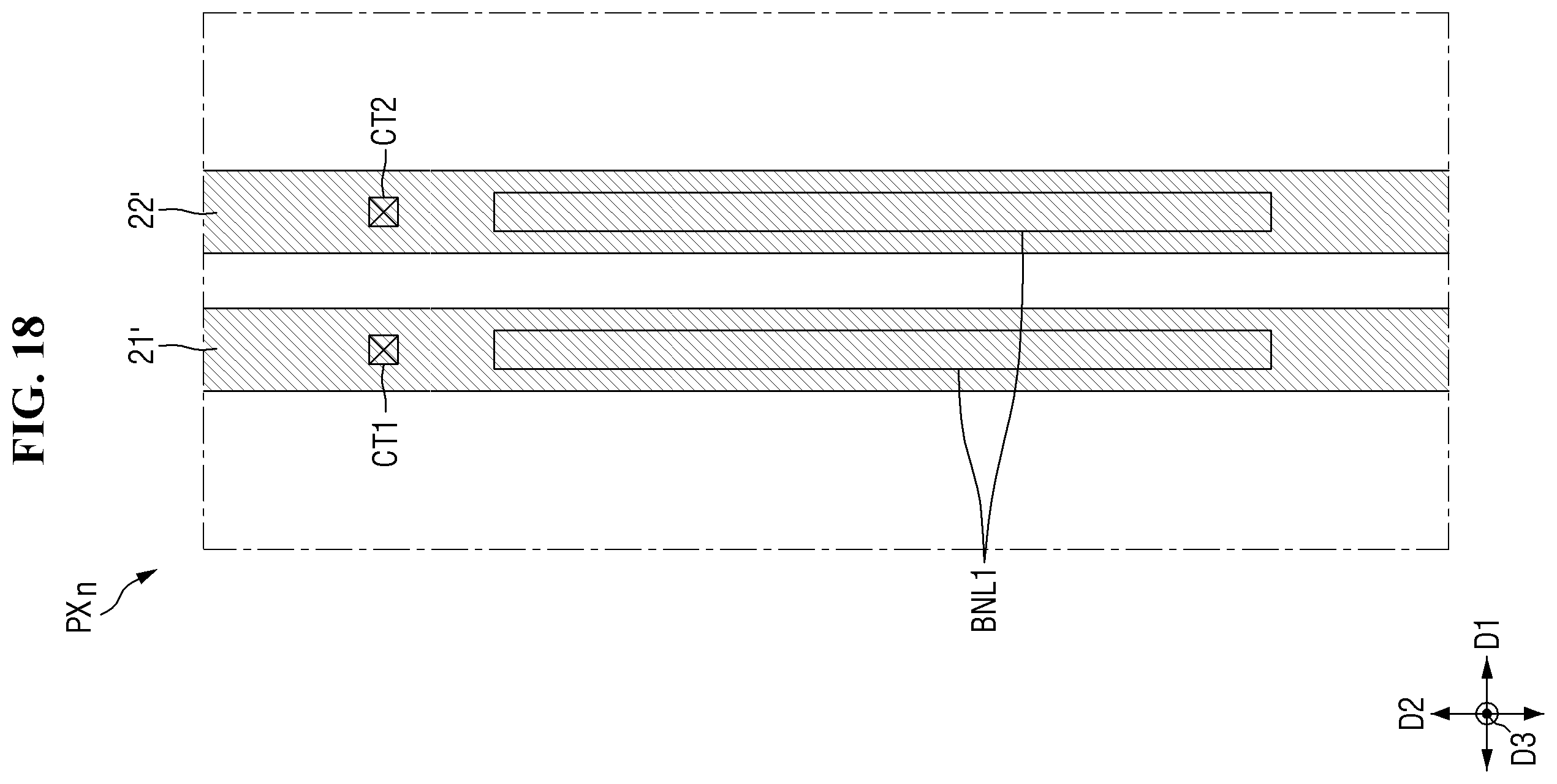 Patent US11810829 Figure 18 – Apparatus for inspecting light emitting elements, method of inspecting light emitting elements using the apparatus, and method of manufacturing display device using the apparatus